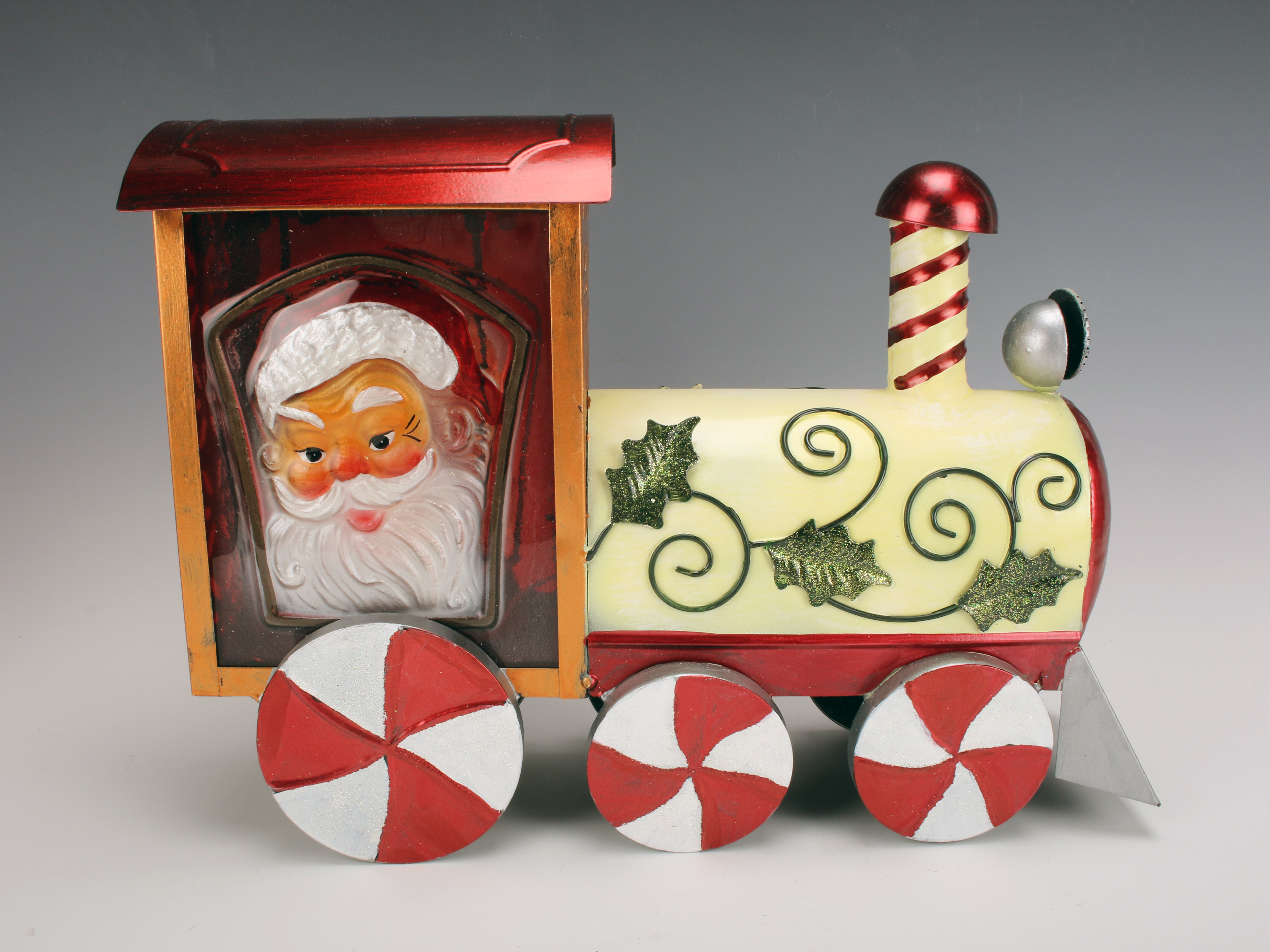 Mr. Christmas Santa And Snowman Christmas Train Decorations image 2