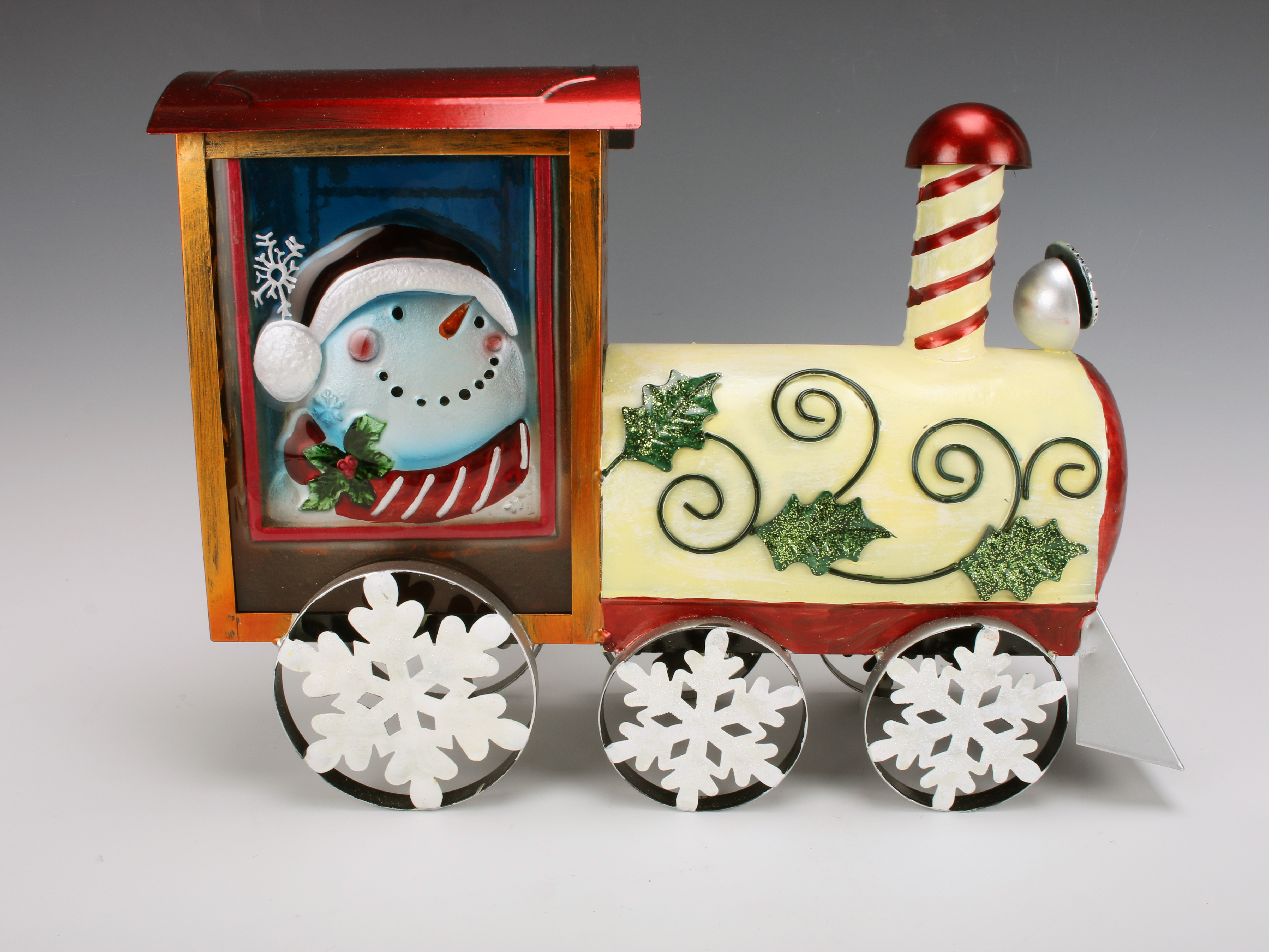 Mr. Christmas Santa And Snowman Christmas Train Decorations image 4