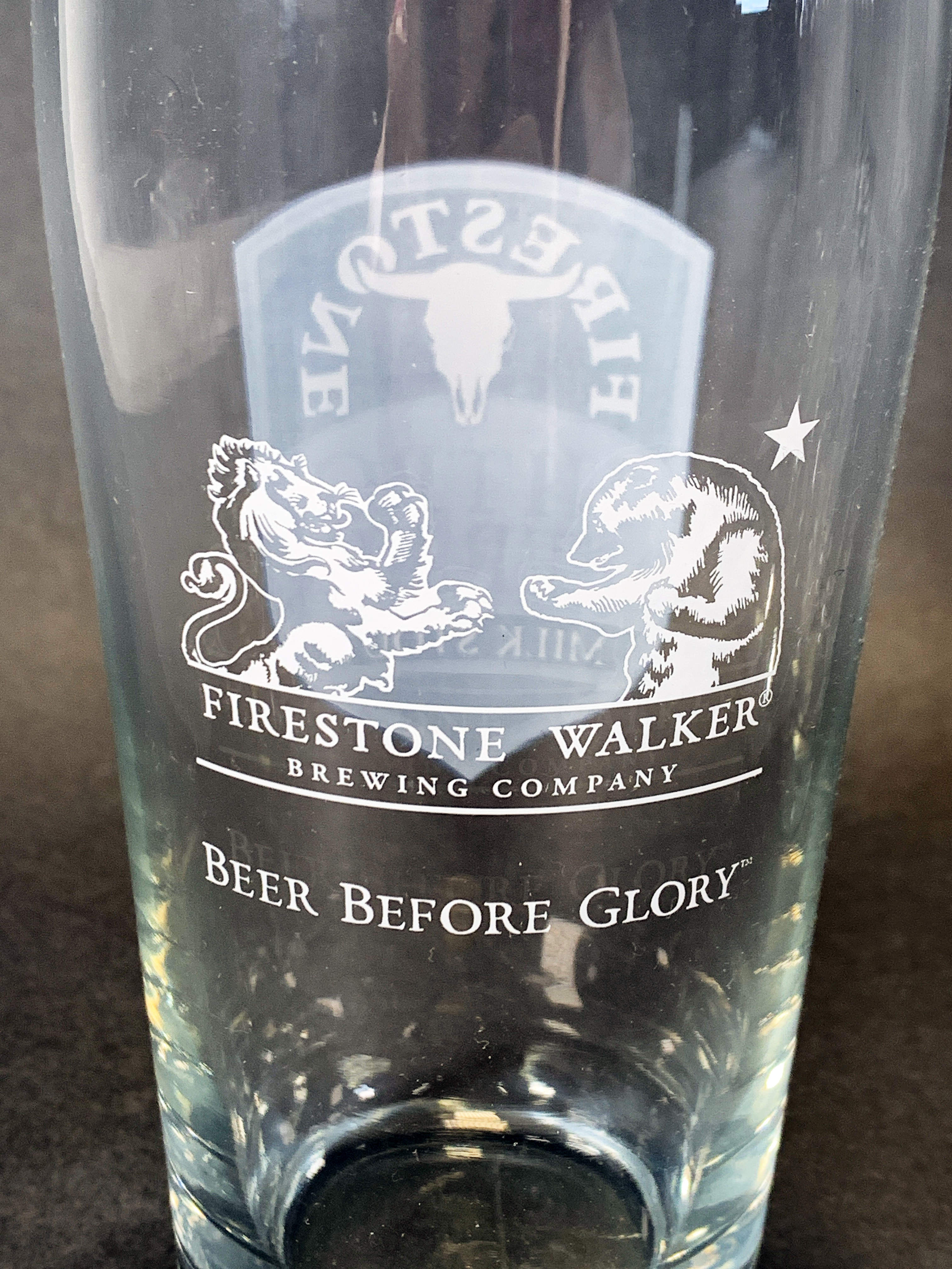 12 Firestone Nitro Merlin Milk Stout Beer Glasses image 2