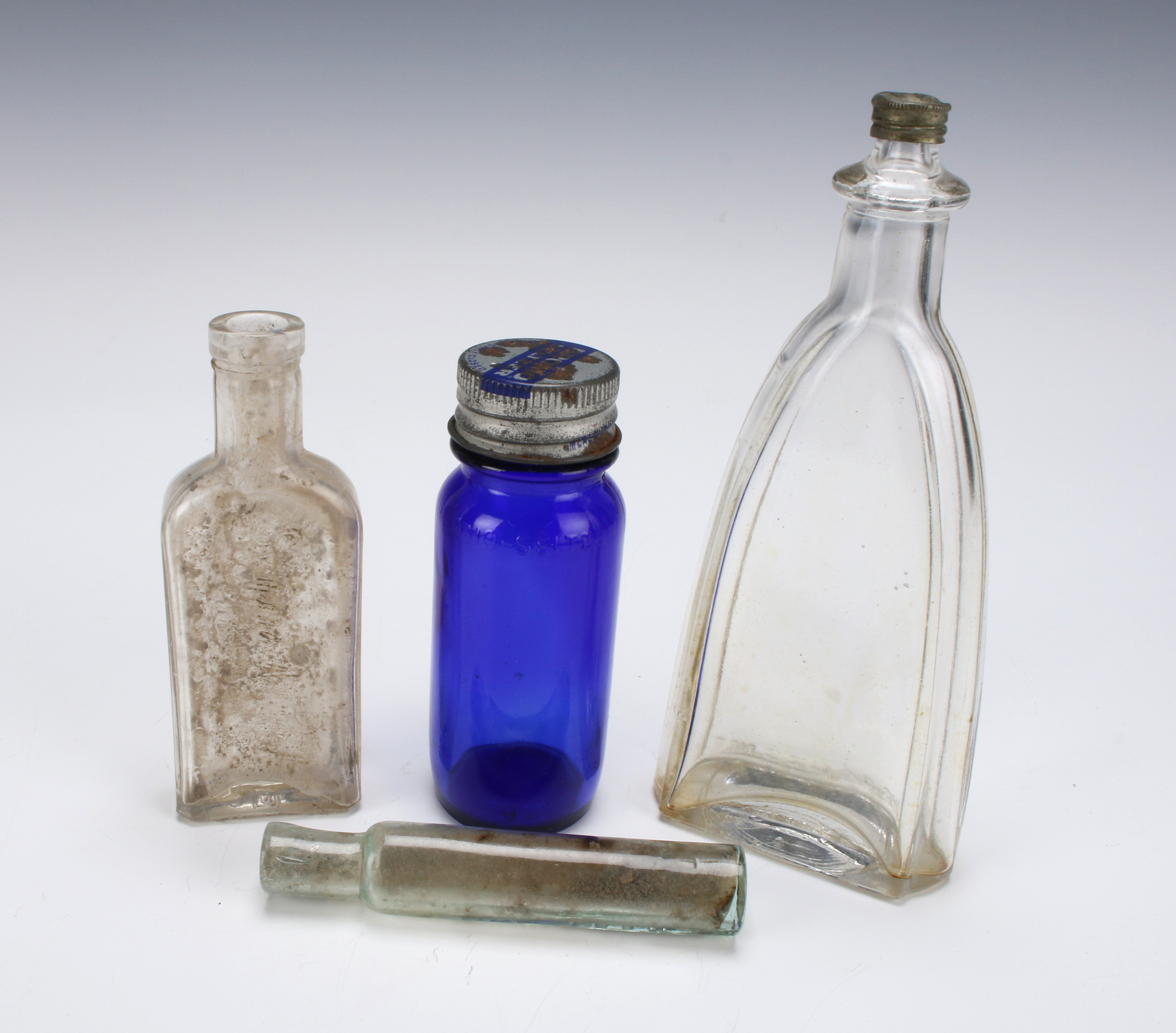 Vintage Apothecary Bottles & Vial image 1