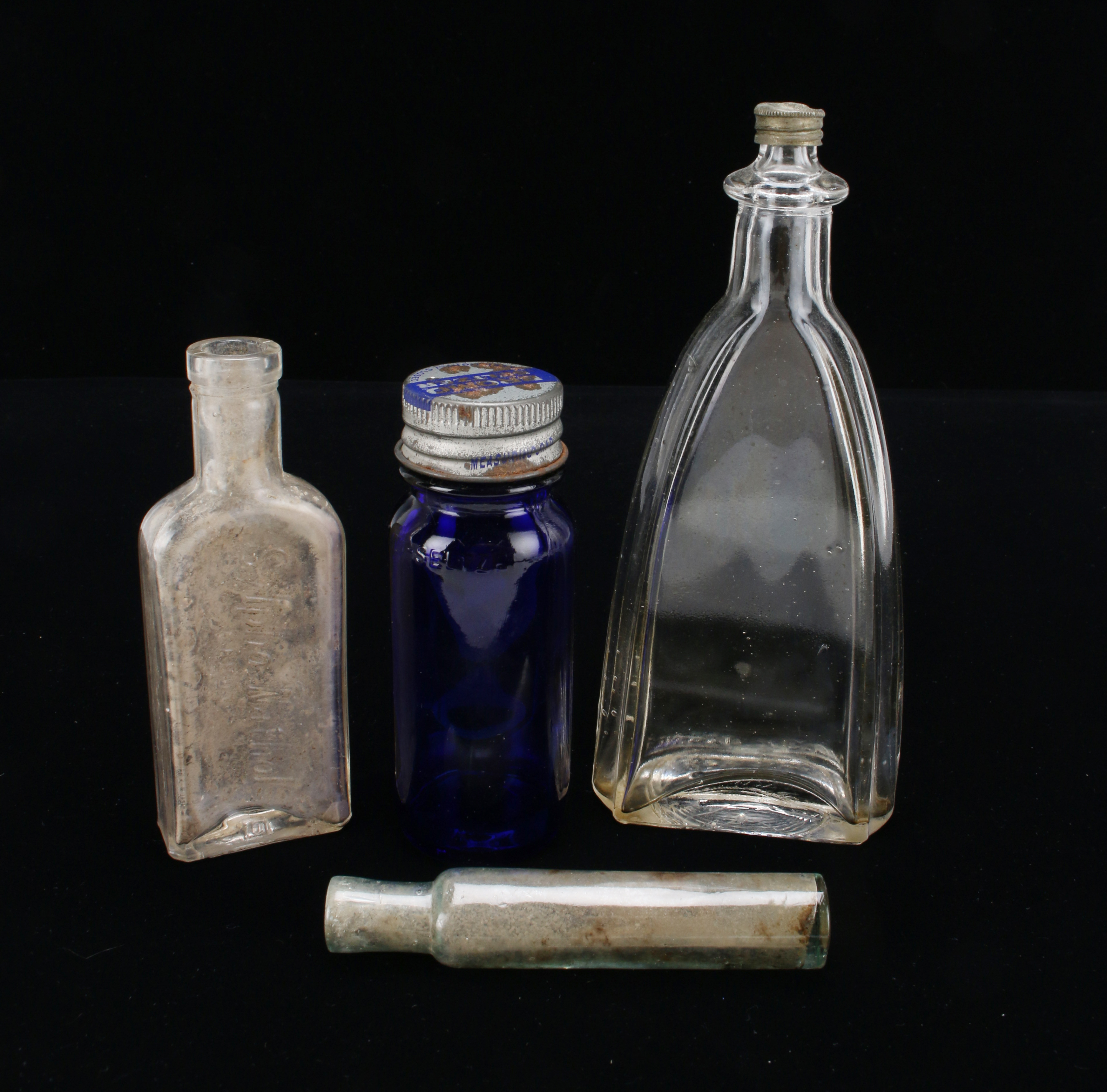 Vintage Apothecary Bottles & Vial image 2
