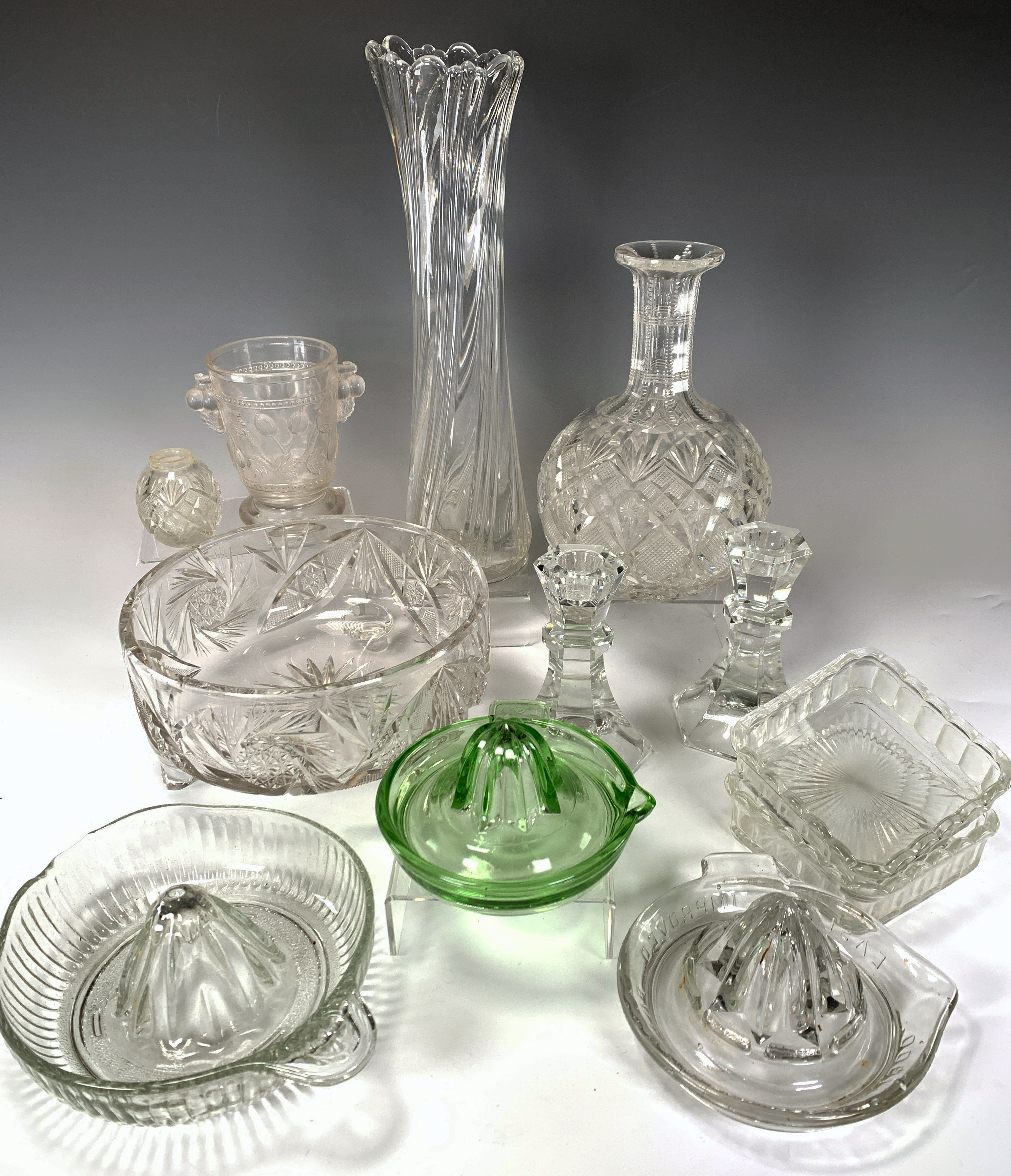 Large Glass Lot Federal Glass image 1
