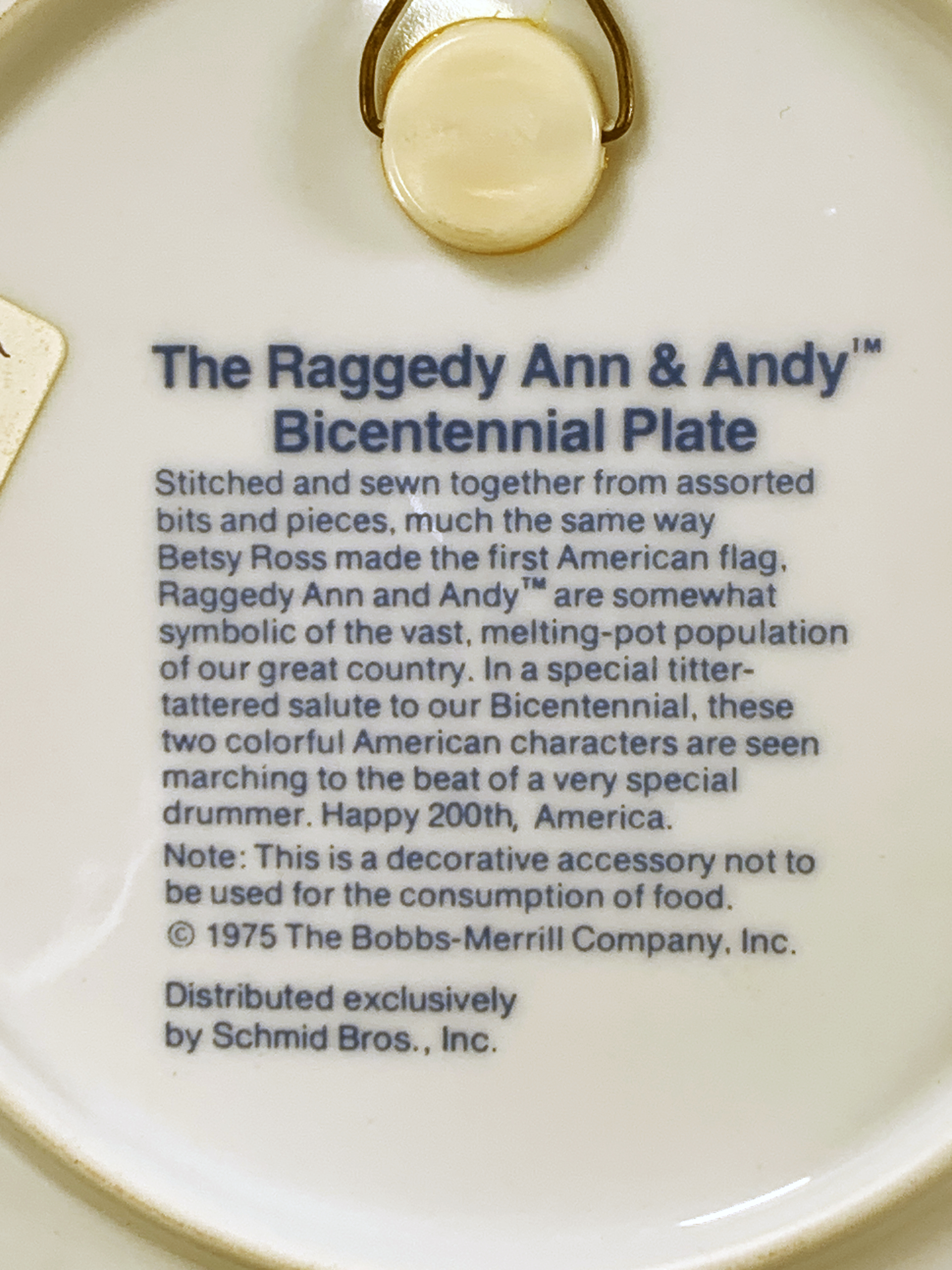 Raggedy Ann Plates And Ephemera  image 4