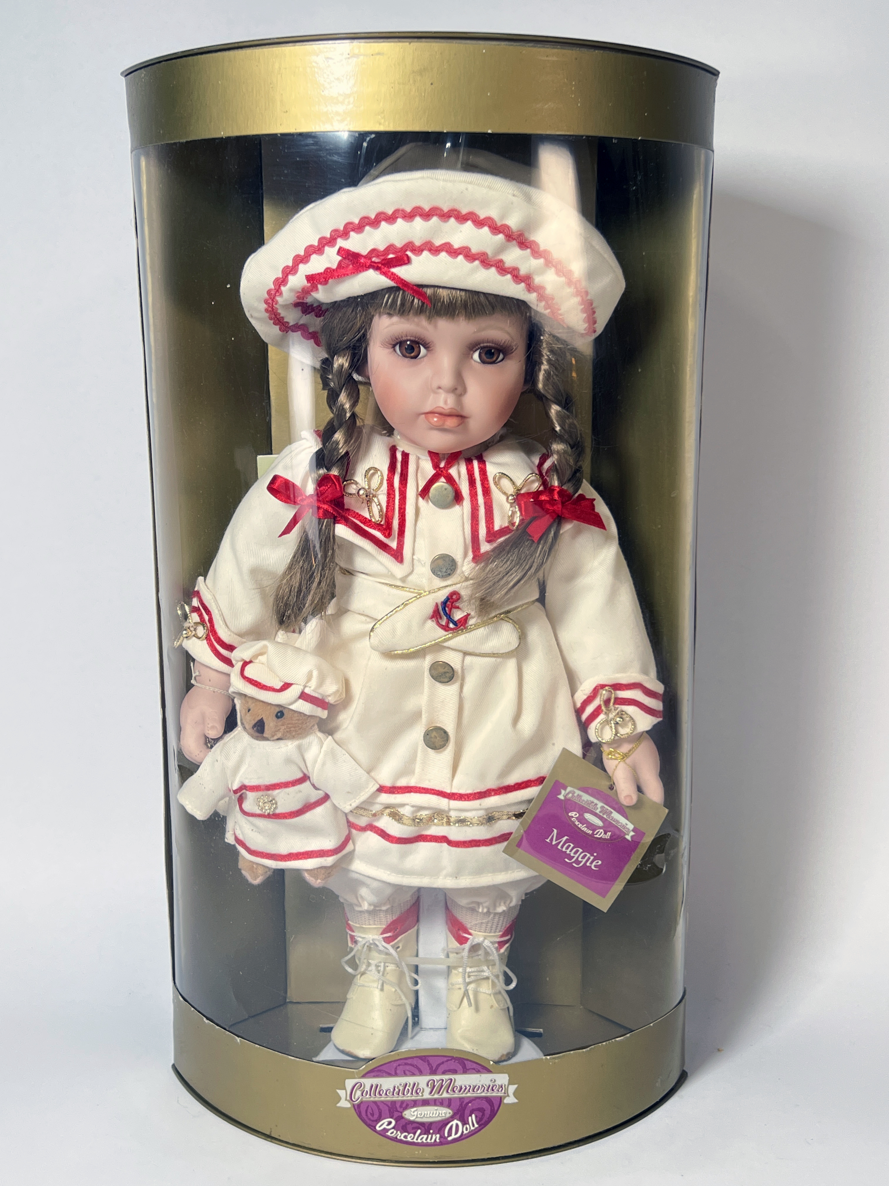 Collectible Memories Porcelain Doll Maggie In Box image 1