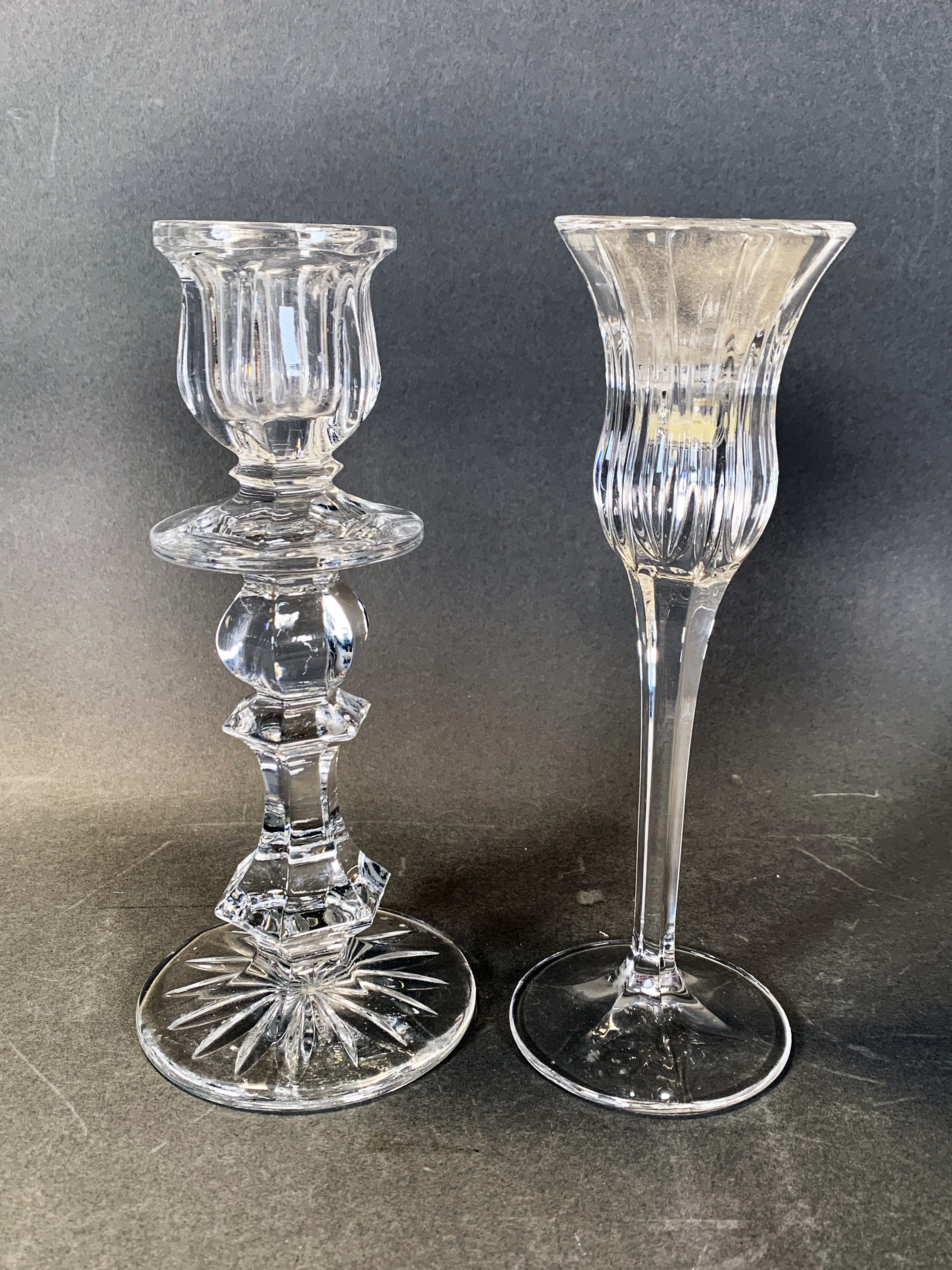 Large Lot Of Crystal And Glass Stemware  image 4