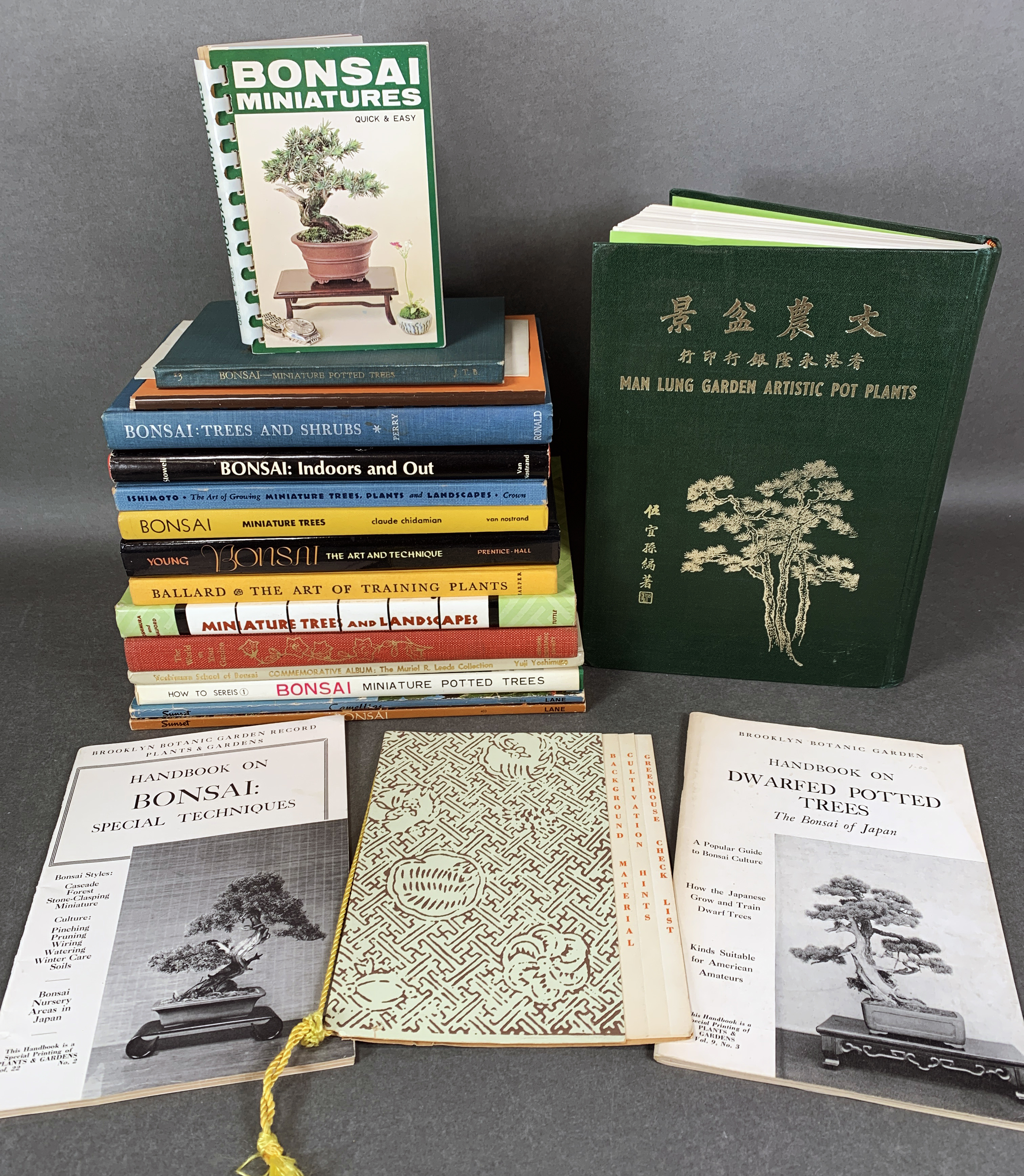 Large Lot Of Books On The Art Of Bonsai image 1