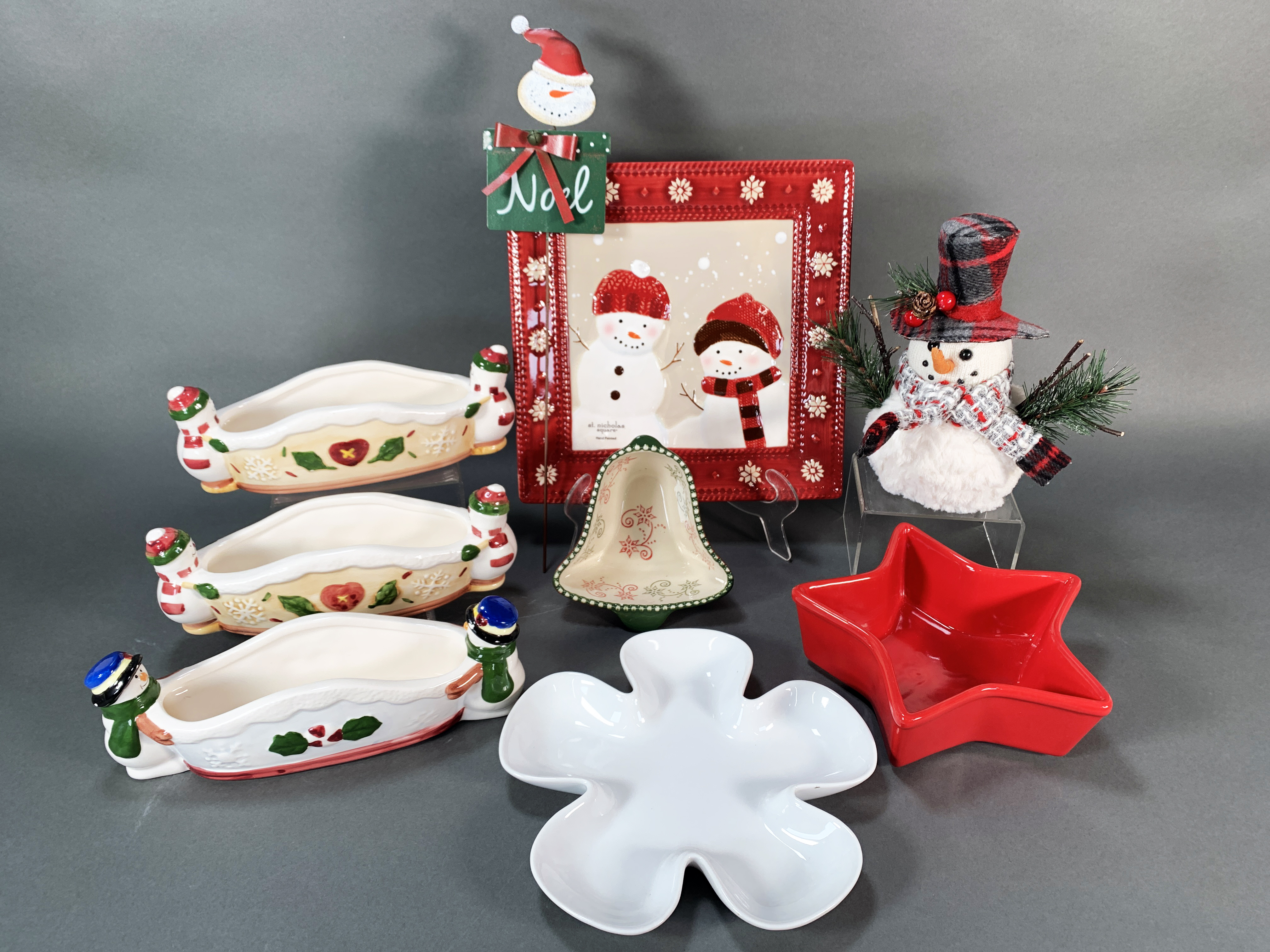 Snowman Themed Decorative/Serving Items image 1