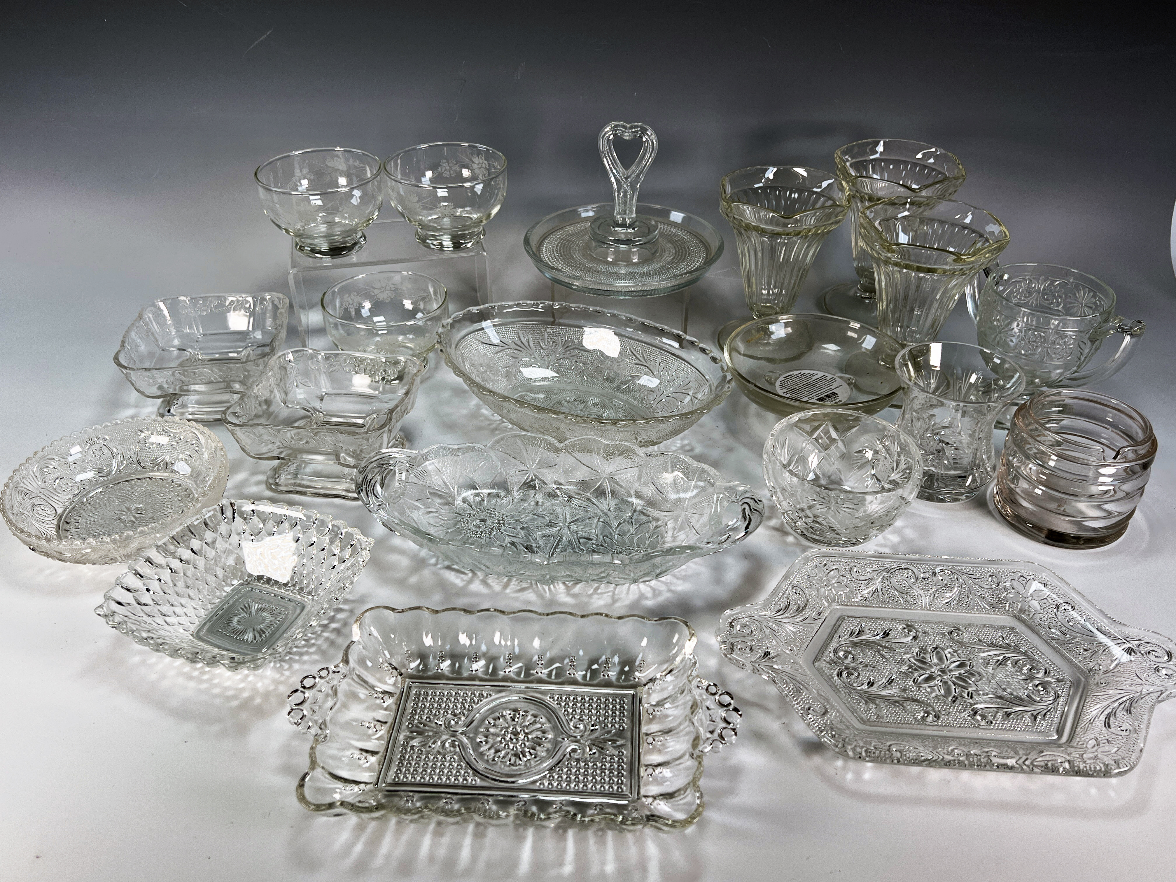Large Lot Of Glass Items image 1