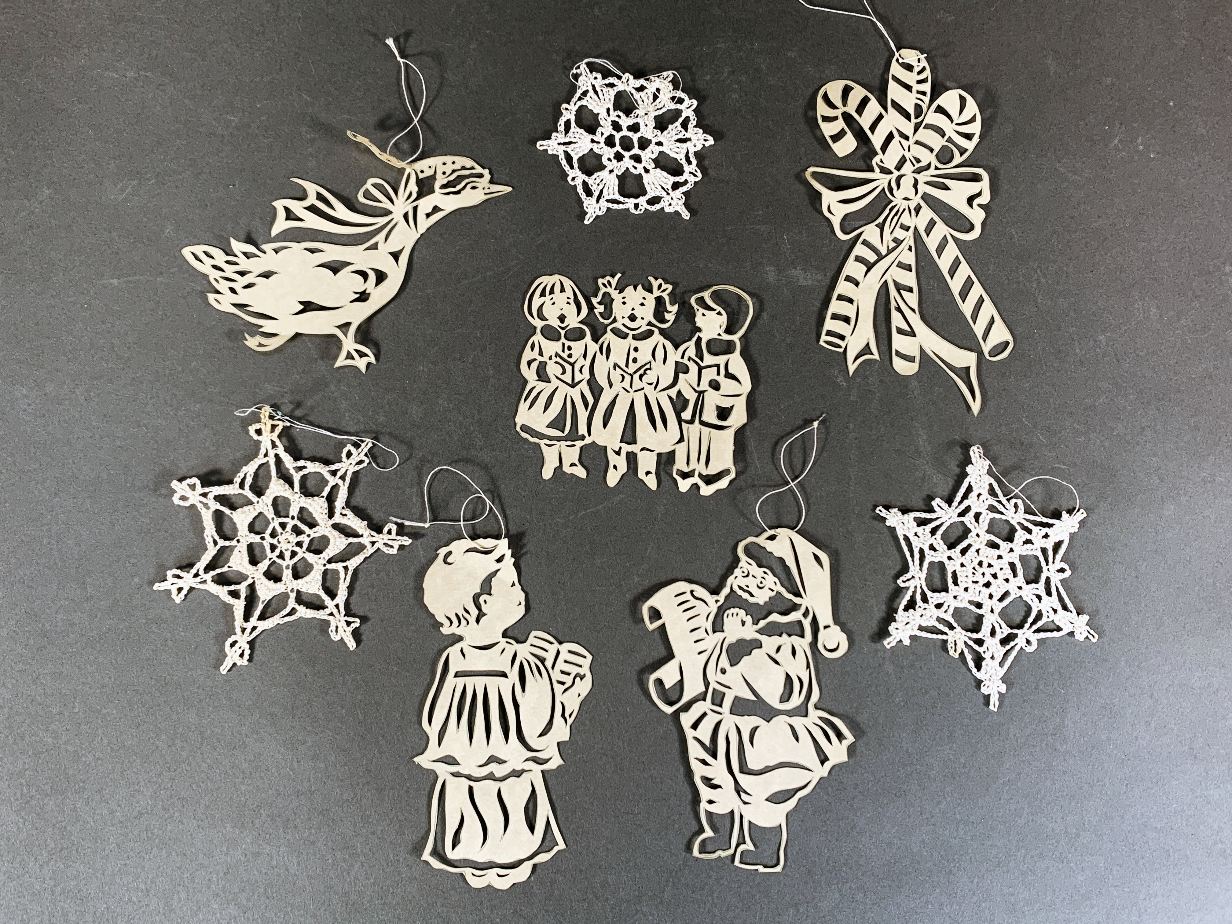 Christmas Paper Cutout Ornaments  image 1