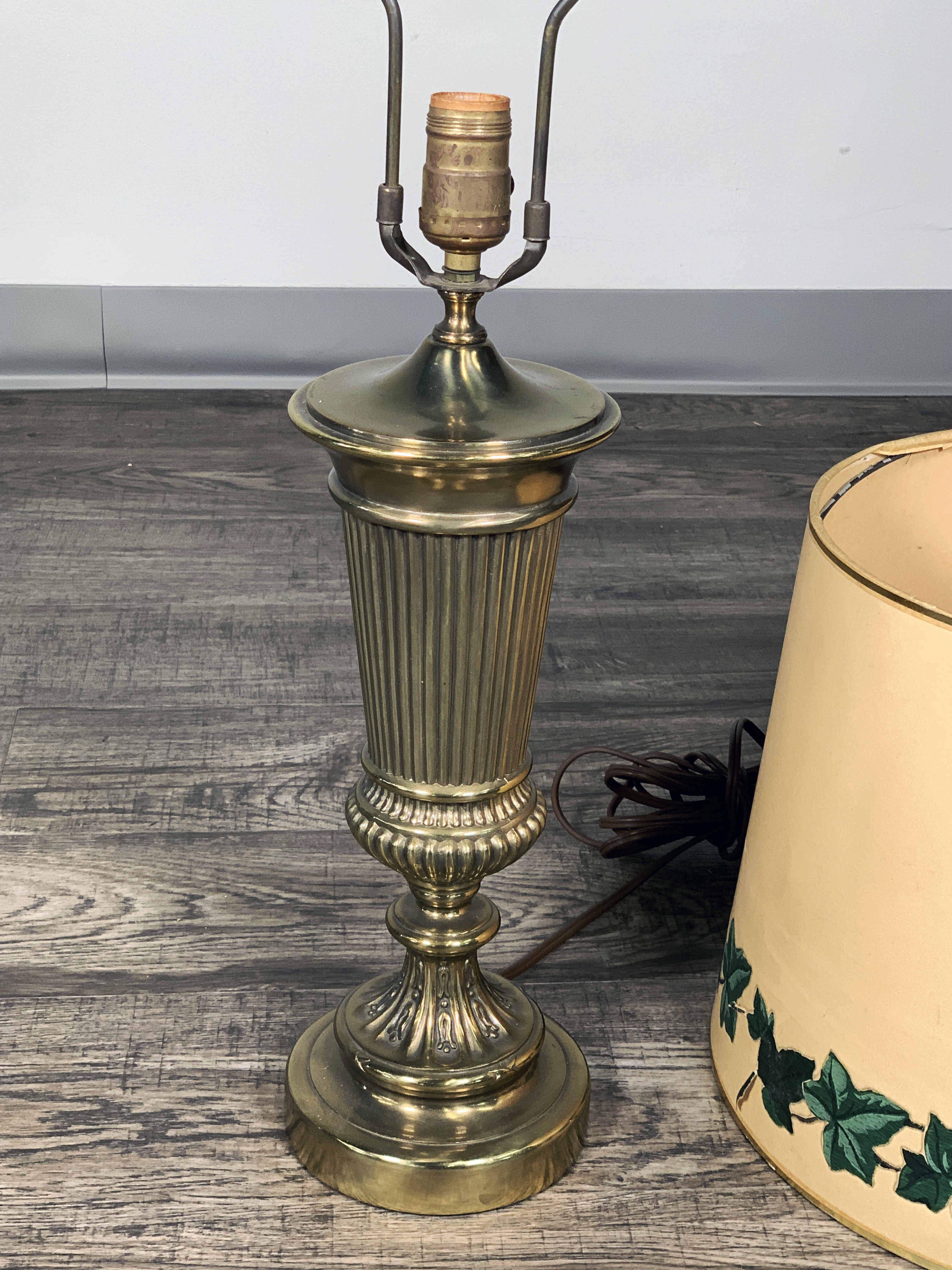 Vintage Brass Urn Form Table Lamp image 2