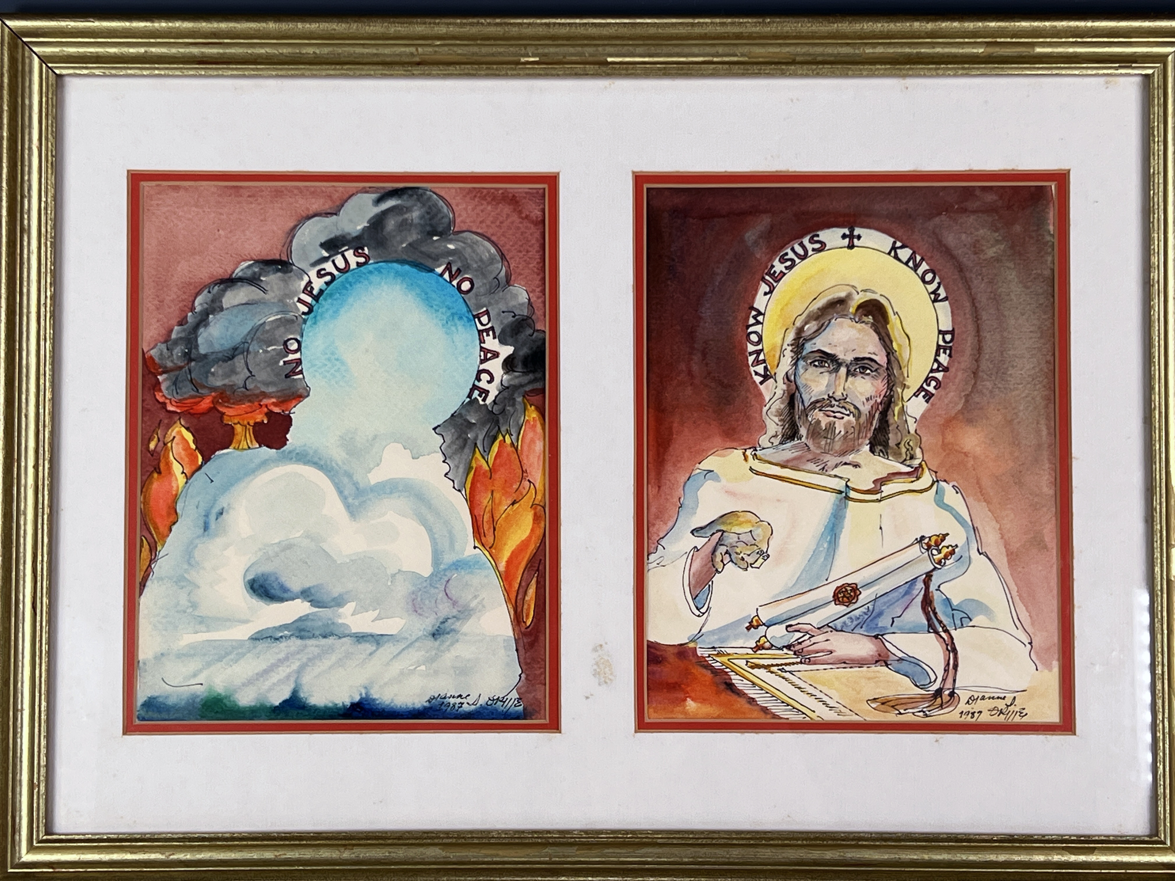 2 Pieces Religious Art image 4