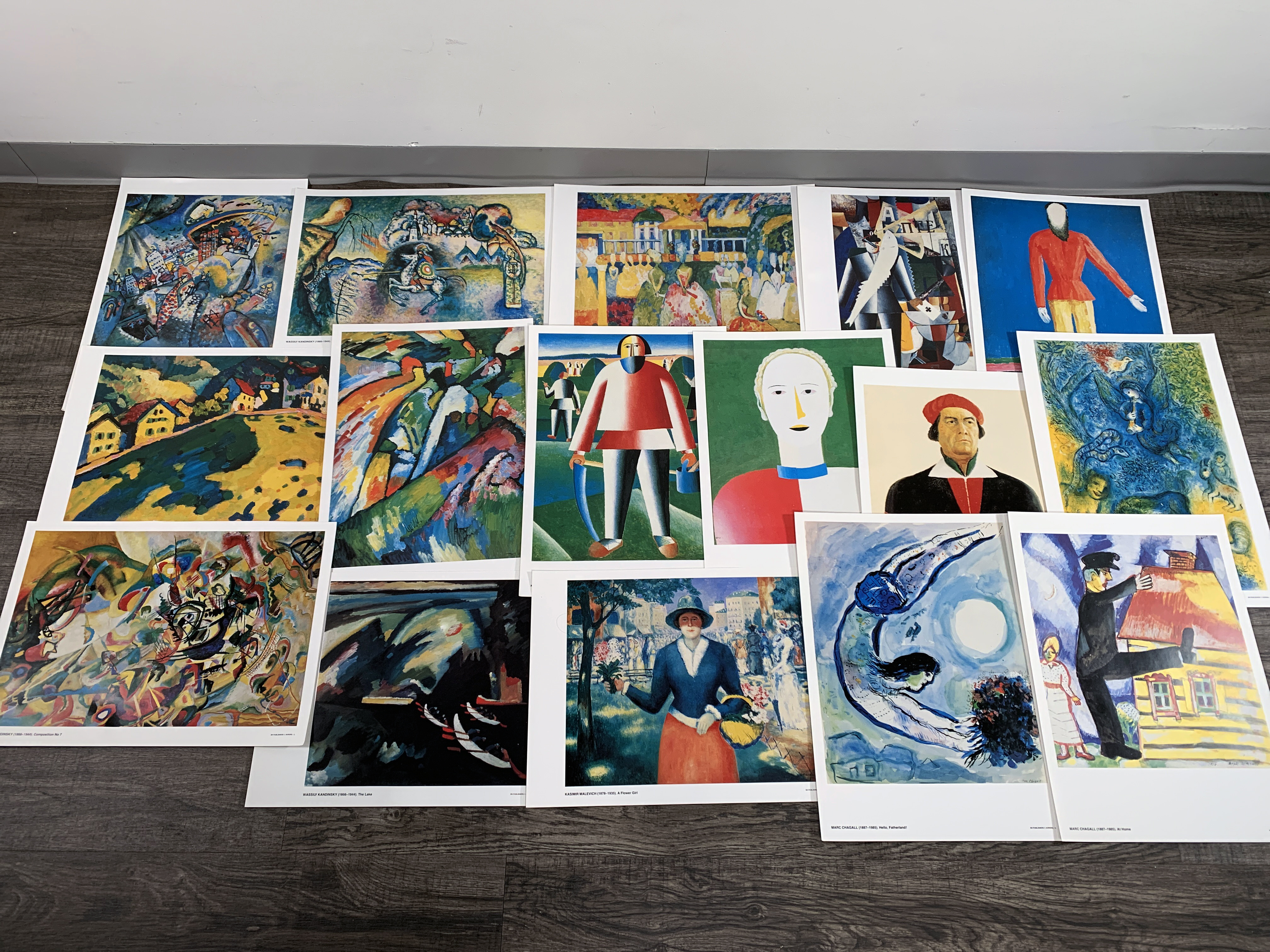 Kandinsky, Chagall, Malevich Prints In Portfolio image 1