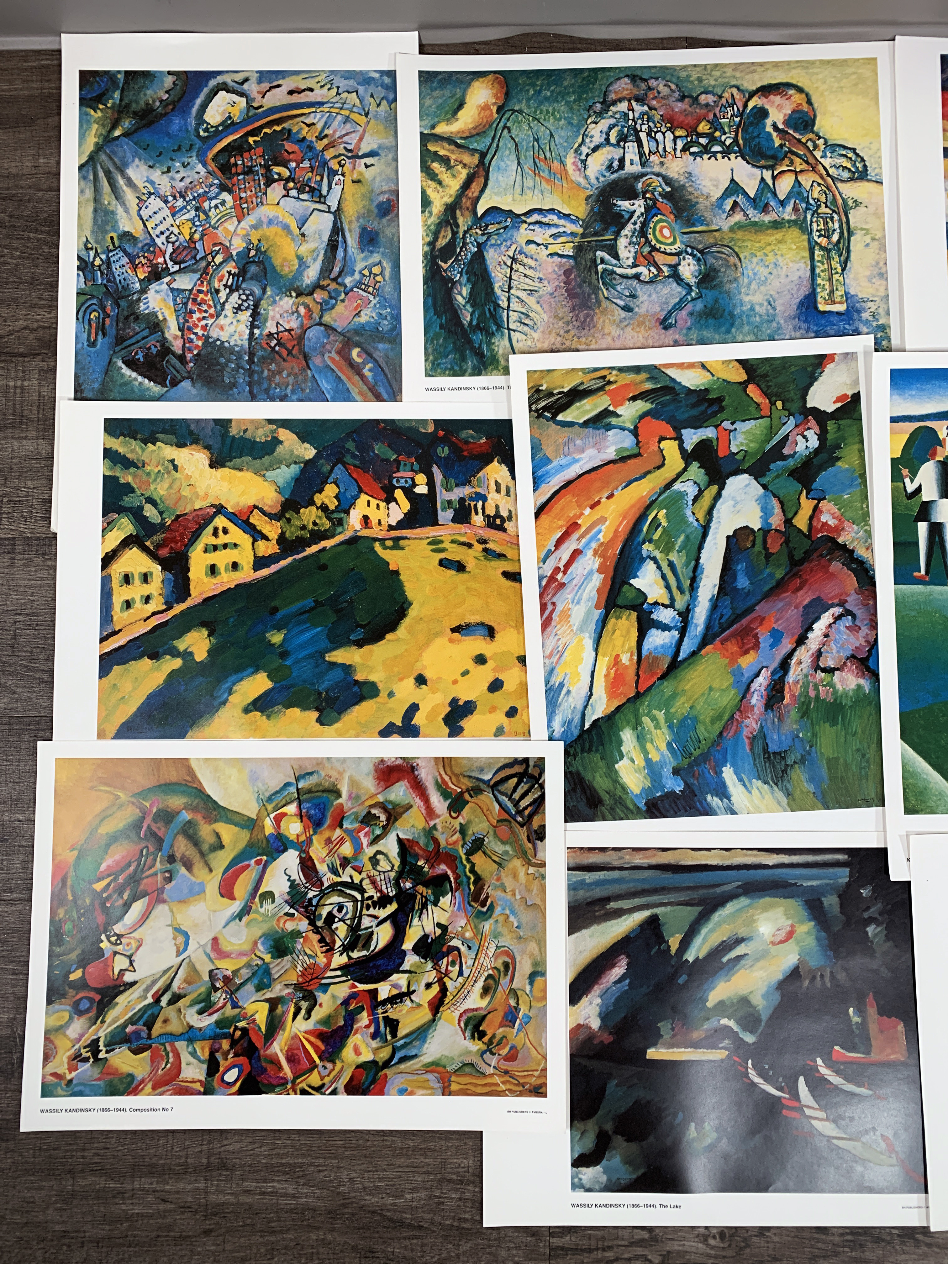 Kandinsky, Chagall, Malevich Prints In Portfolio image 2
