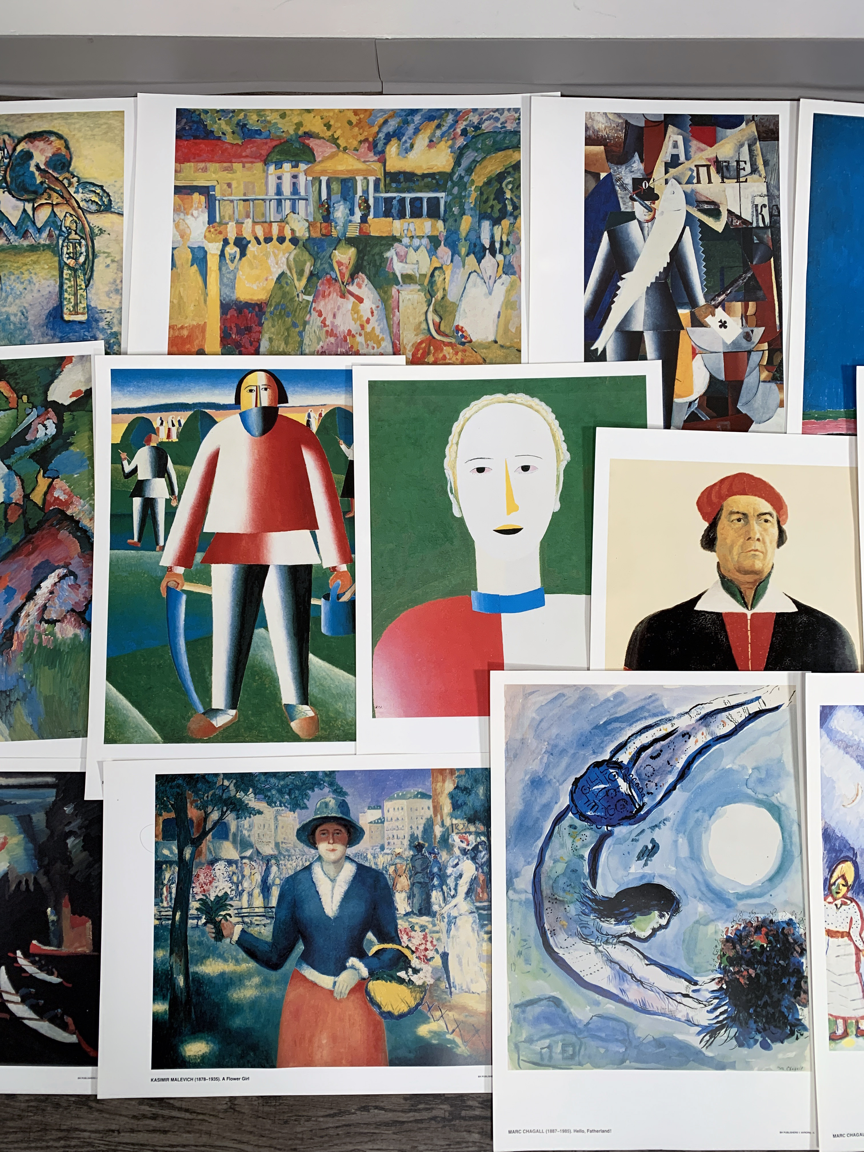 Kandinsky, Chagall, Malevich Prints In Portfolio image 3