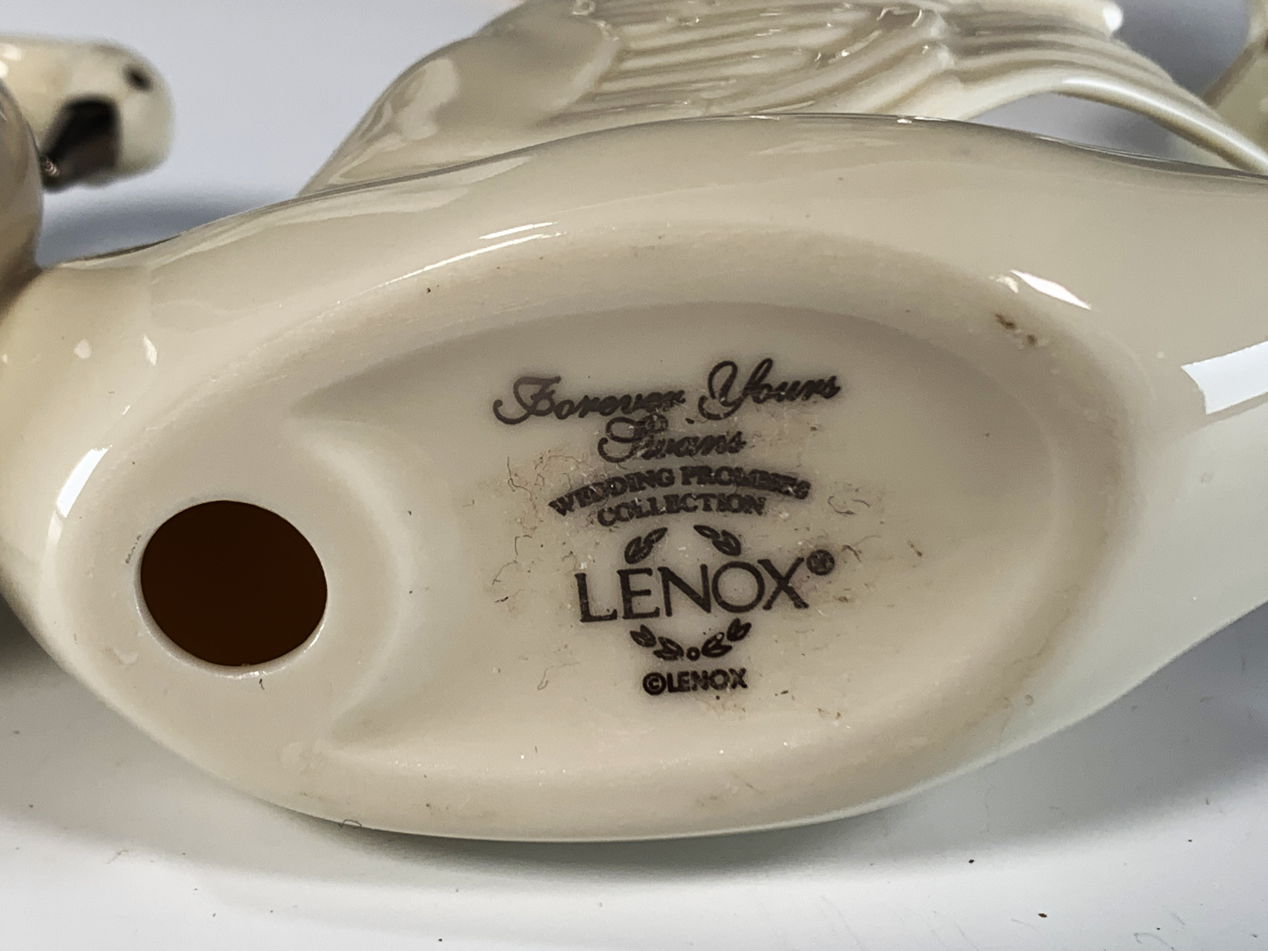 Lenox Ivory Swan, Wind Chime, Angel Lot image 5