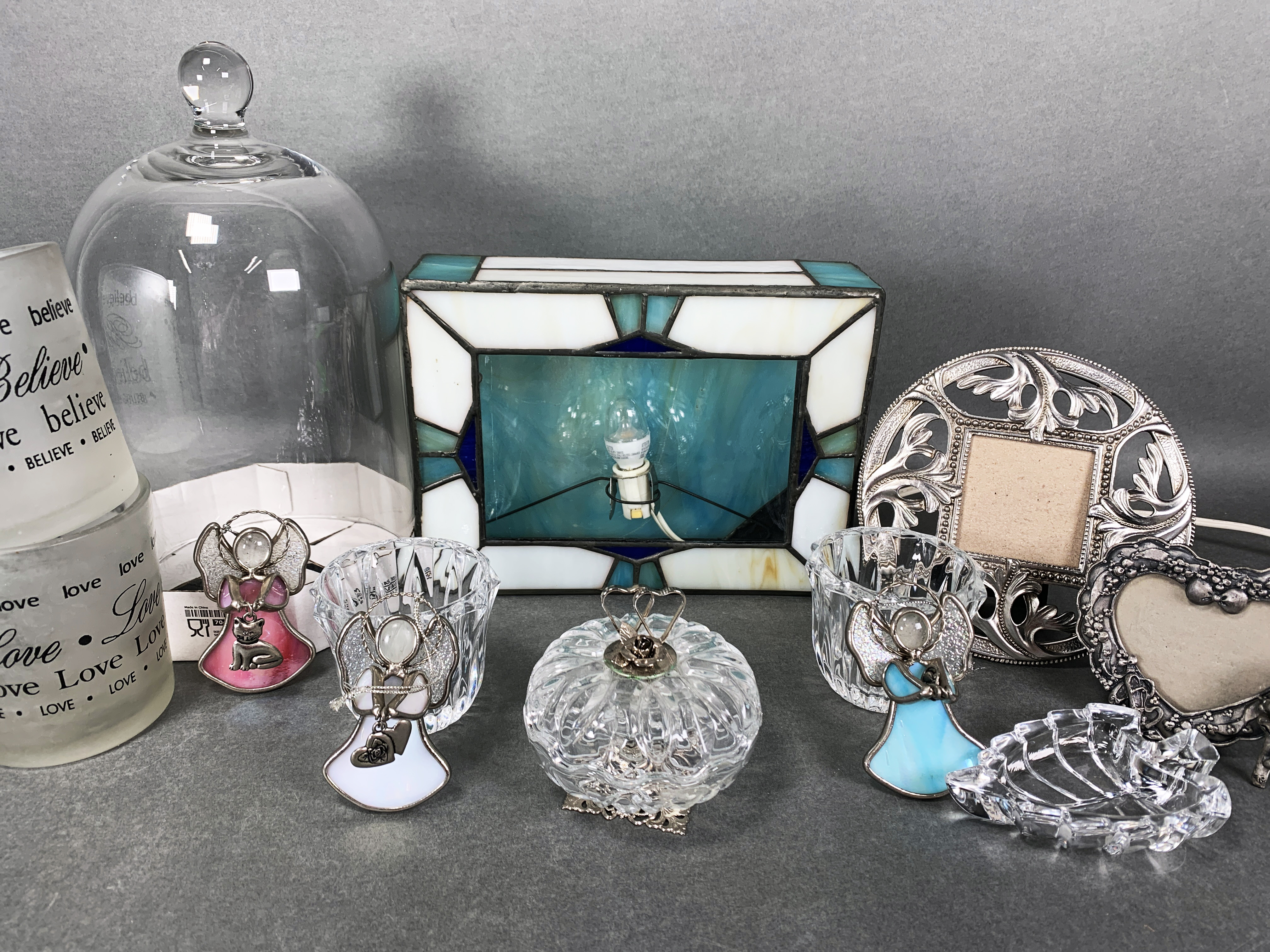 Glass And Metal Decorative Lot image 1