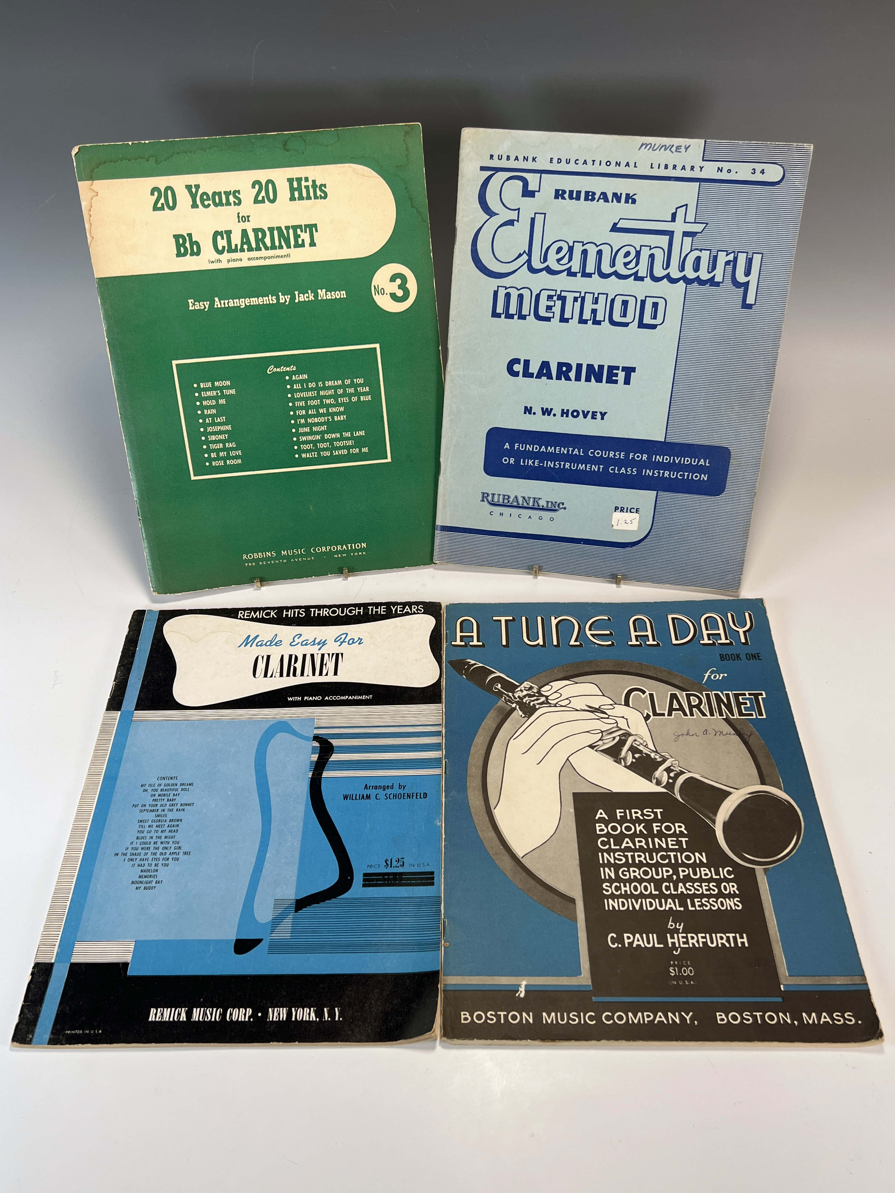 Four Books On Clarinet Music image 1