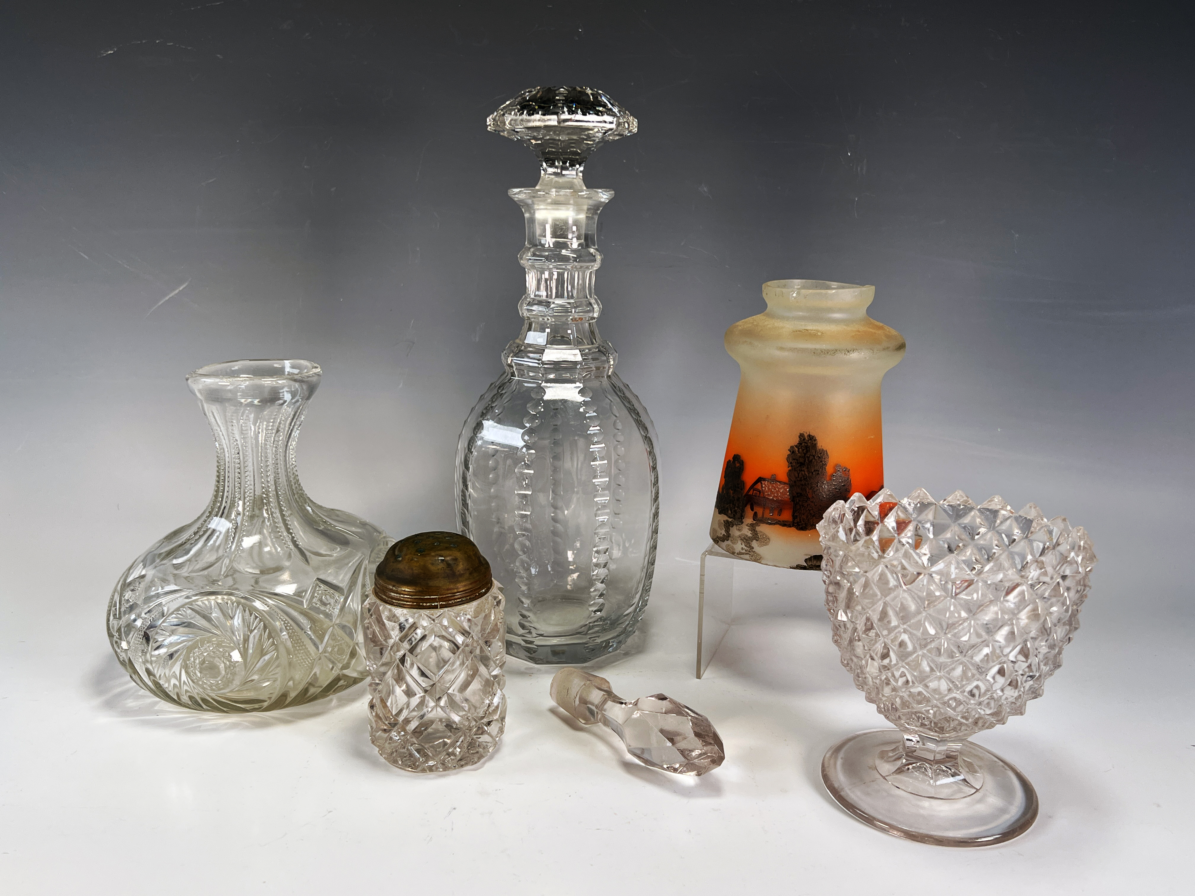 Crystal Glass Decanters Serving Pieces, Lamp Shade image 1
