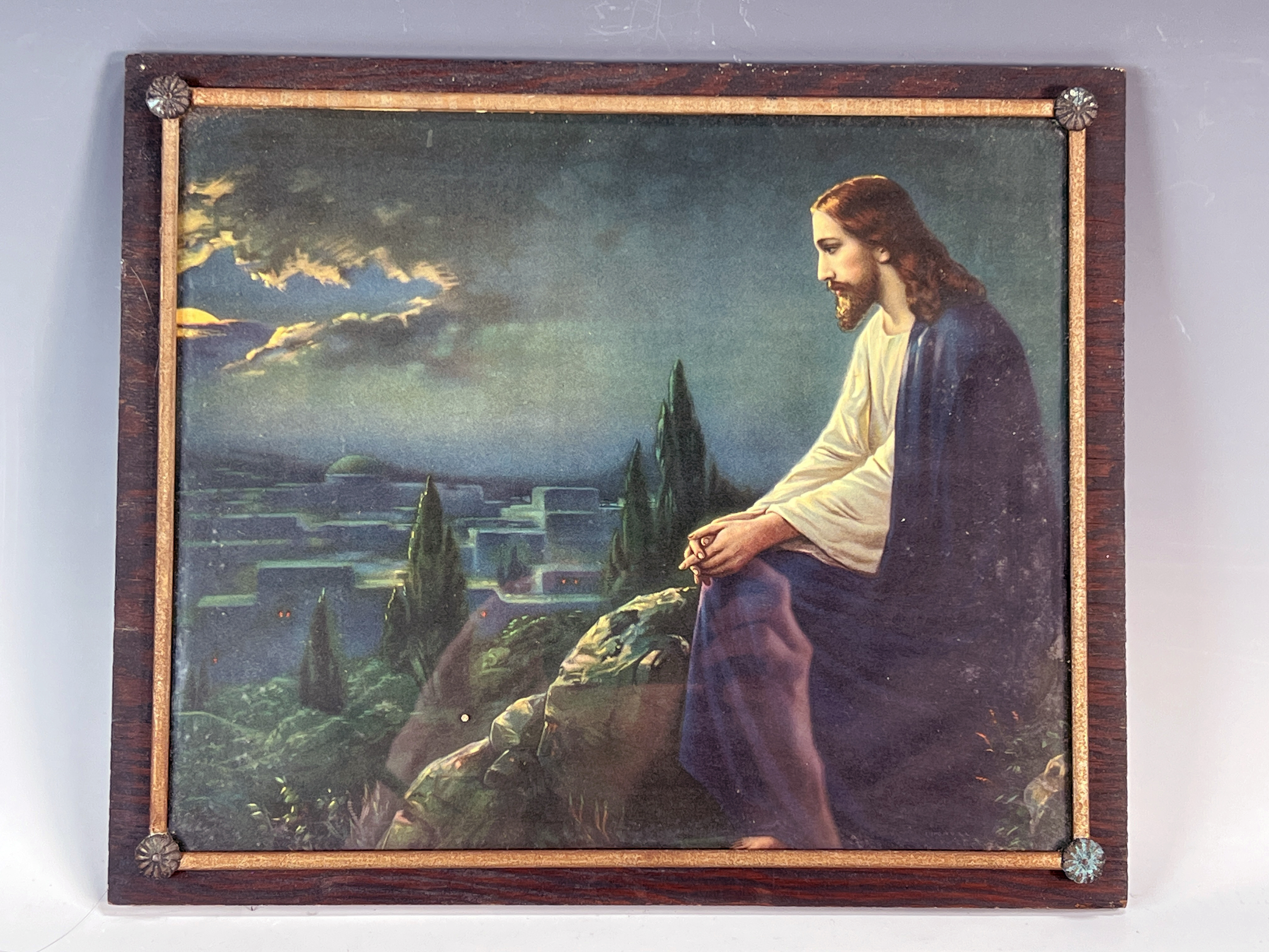 Jesus Portrait & Jesus On Mt. Olive Prints image 3