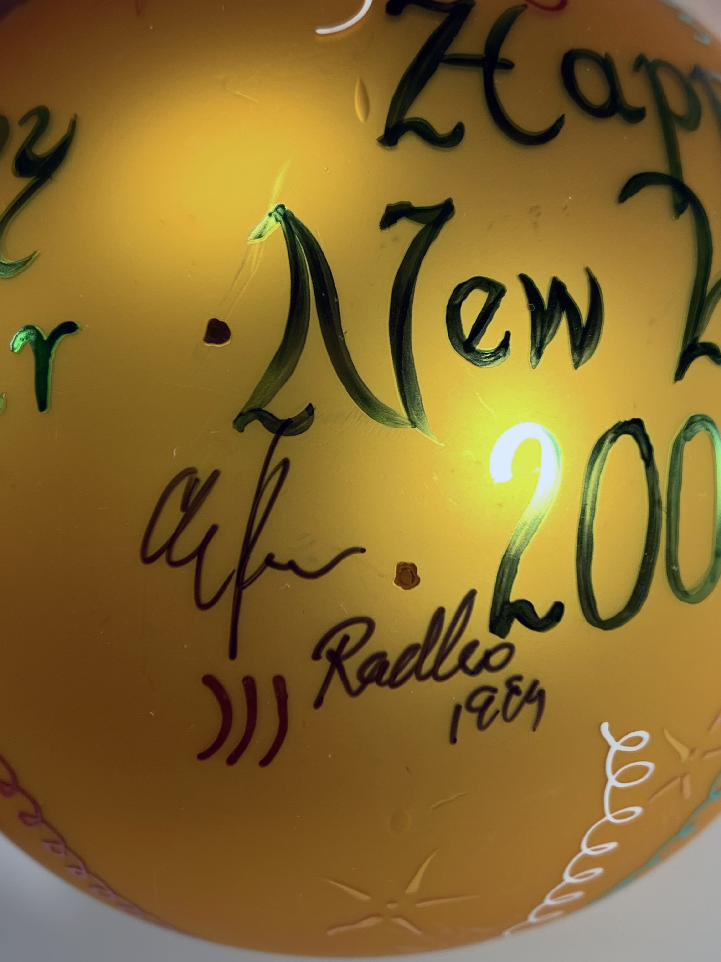 Rare Disney Radko New Years Ornaments Signed And Dated image 8
