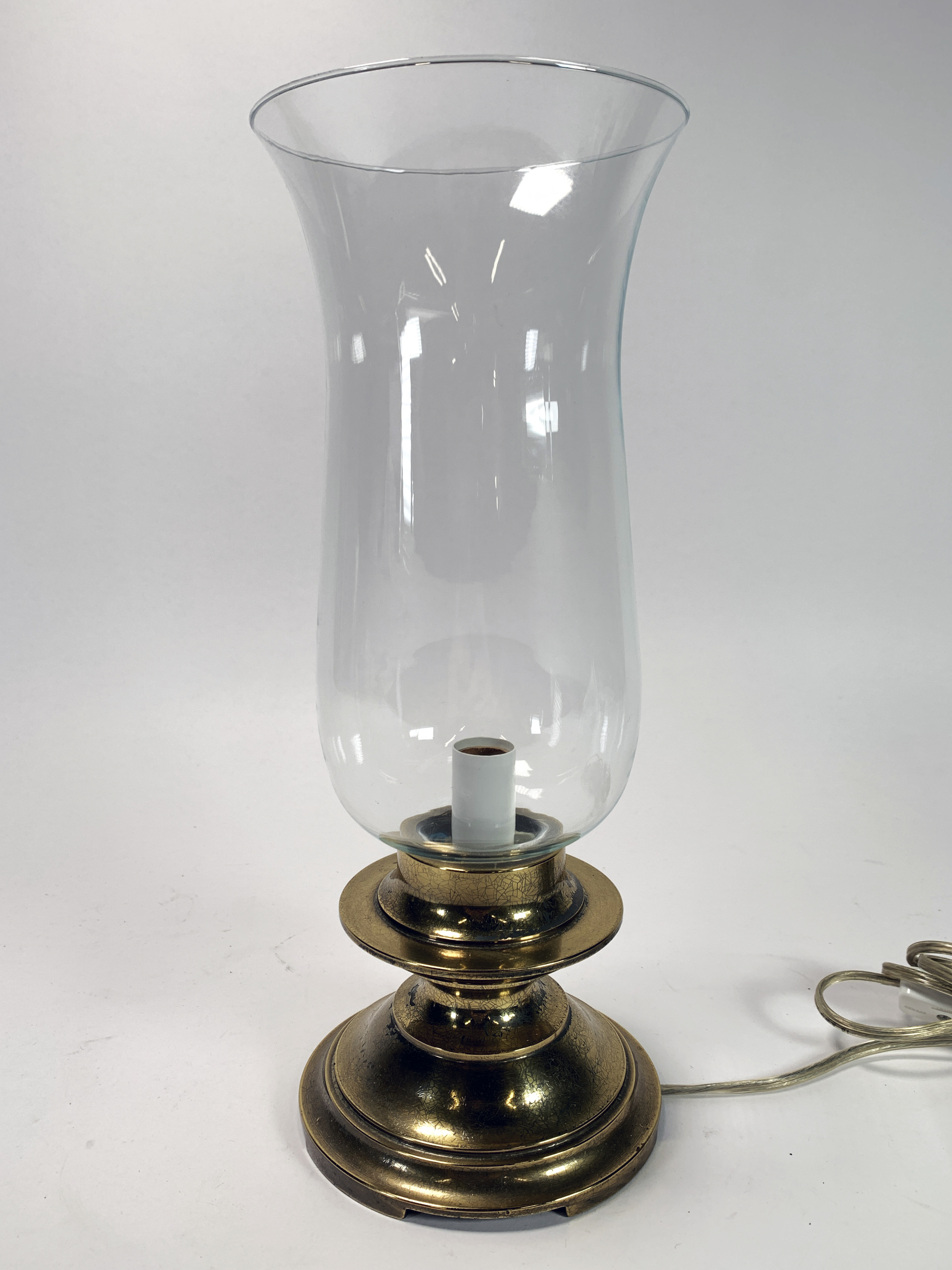 Brass Hurricane Lamp image 1