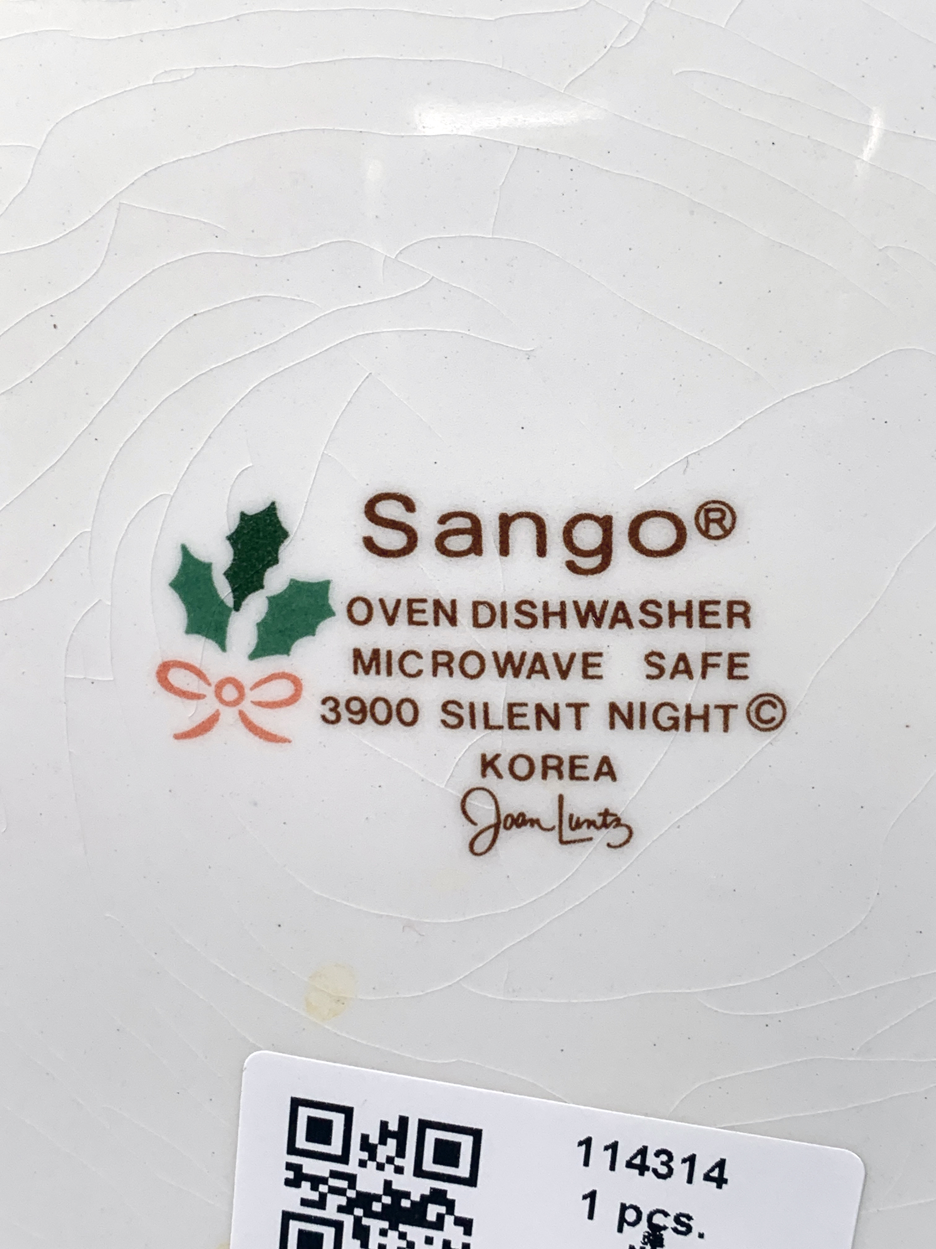 Sango Silent Night Holiday Dining Pieces & Lefton image 2