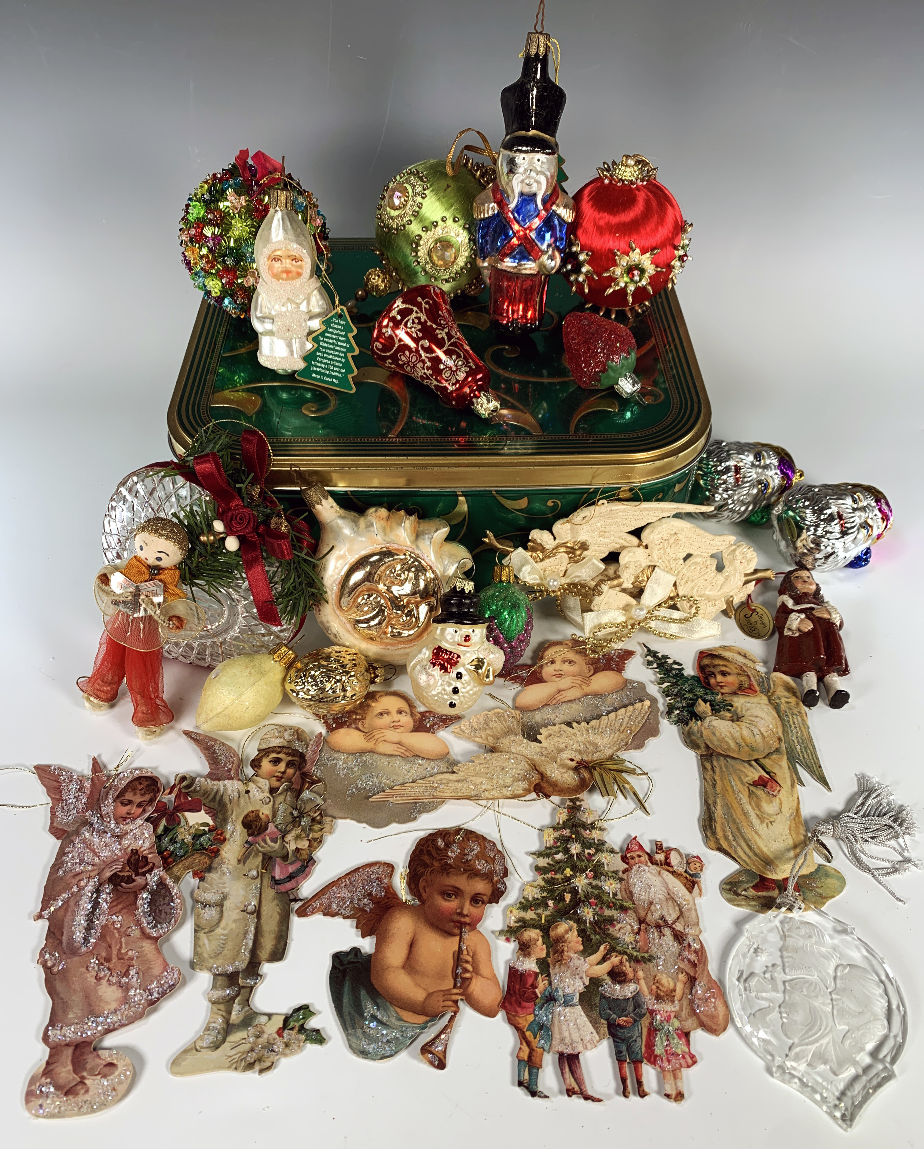 Lot Of Vintage Christmas Ornaments Lenox image 1