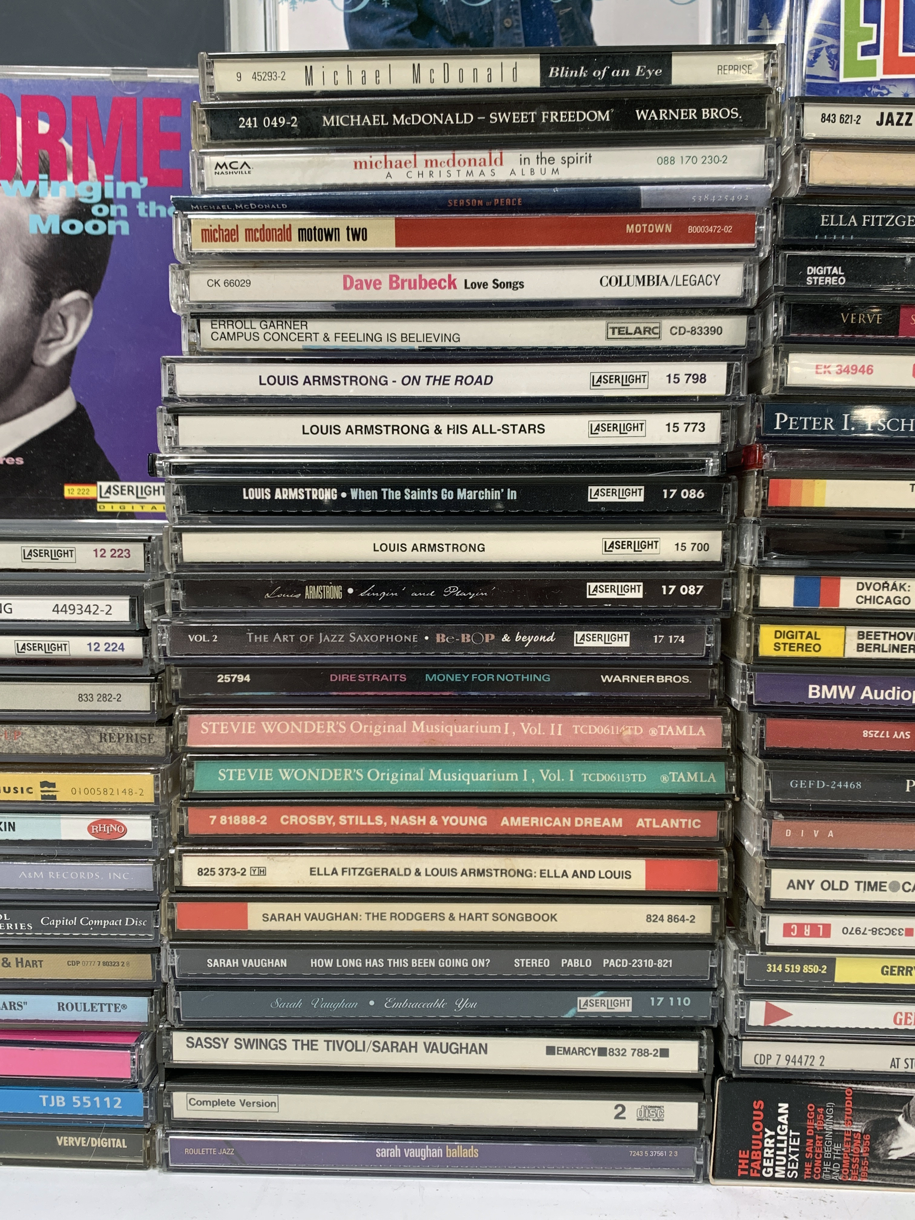 Large Lot Of Cds And Tapes And Cassette Converter image 4