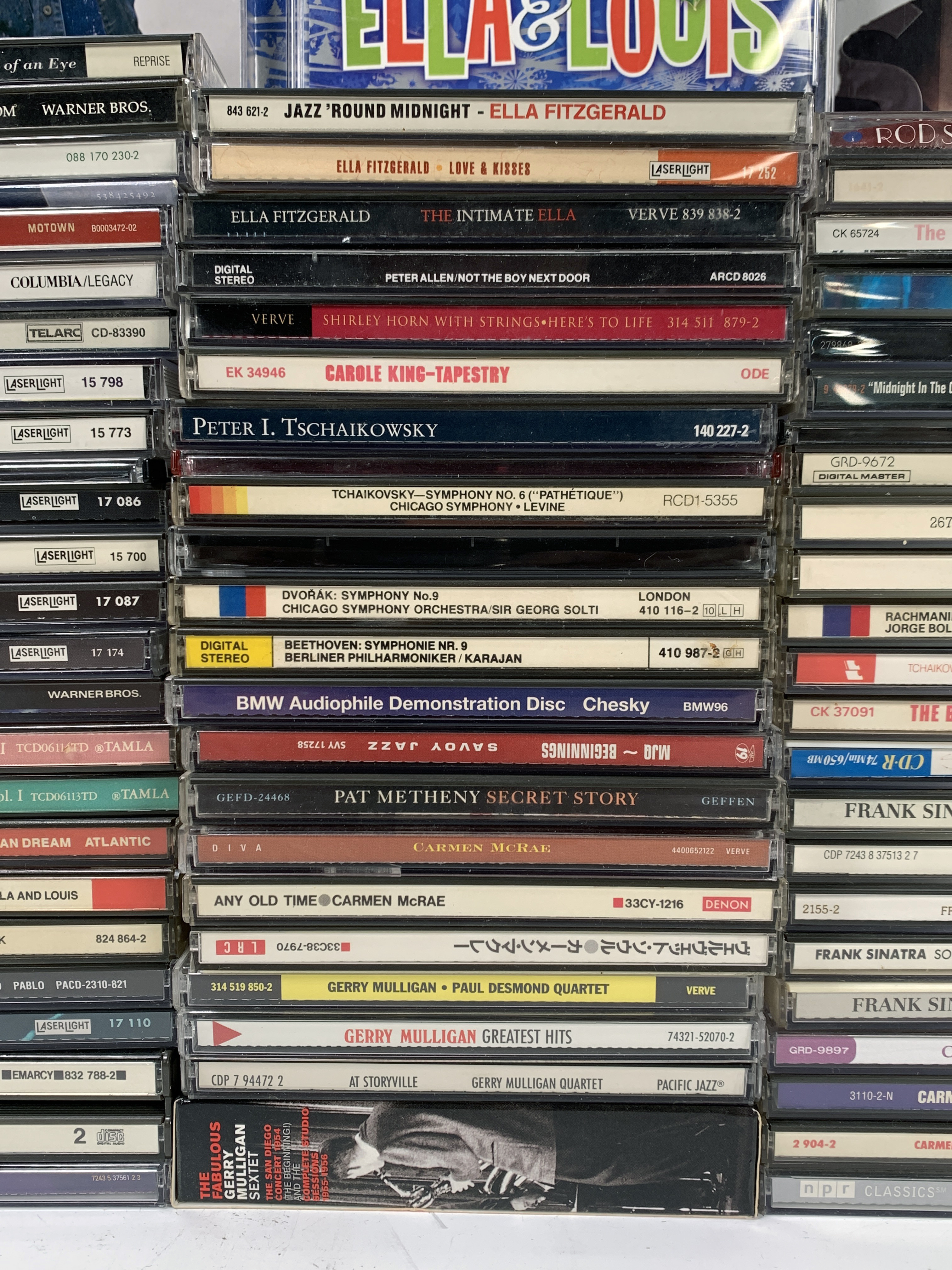 Large Lot Of Cds And Tapes And Cassette Converter image 5