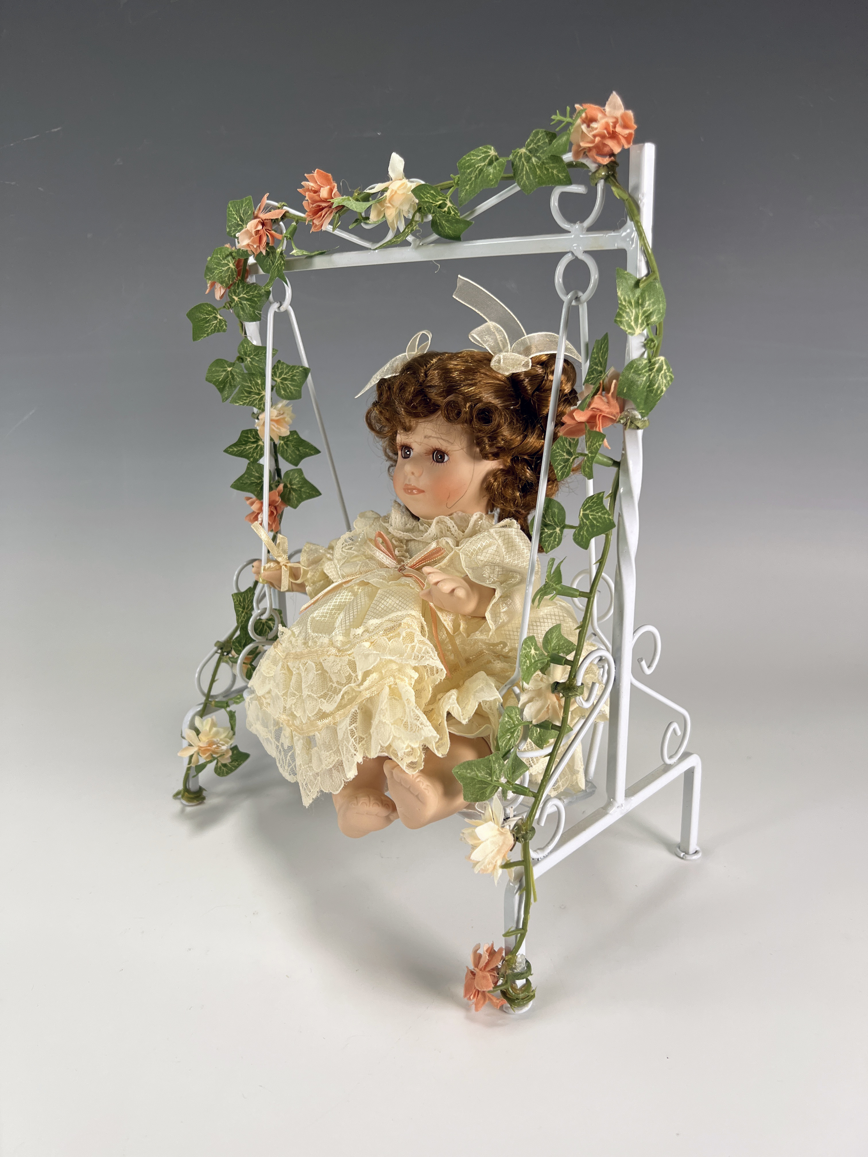 Collectors Choice Doll In Swing & Small Doll image 4