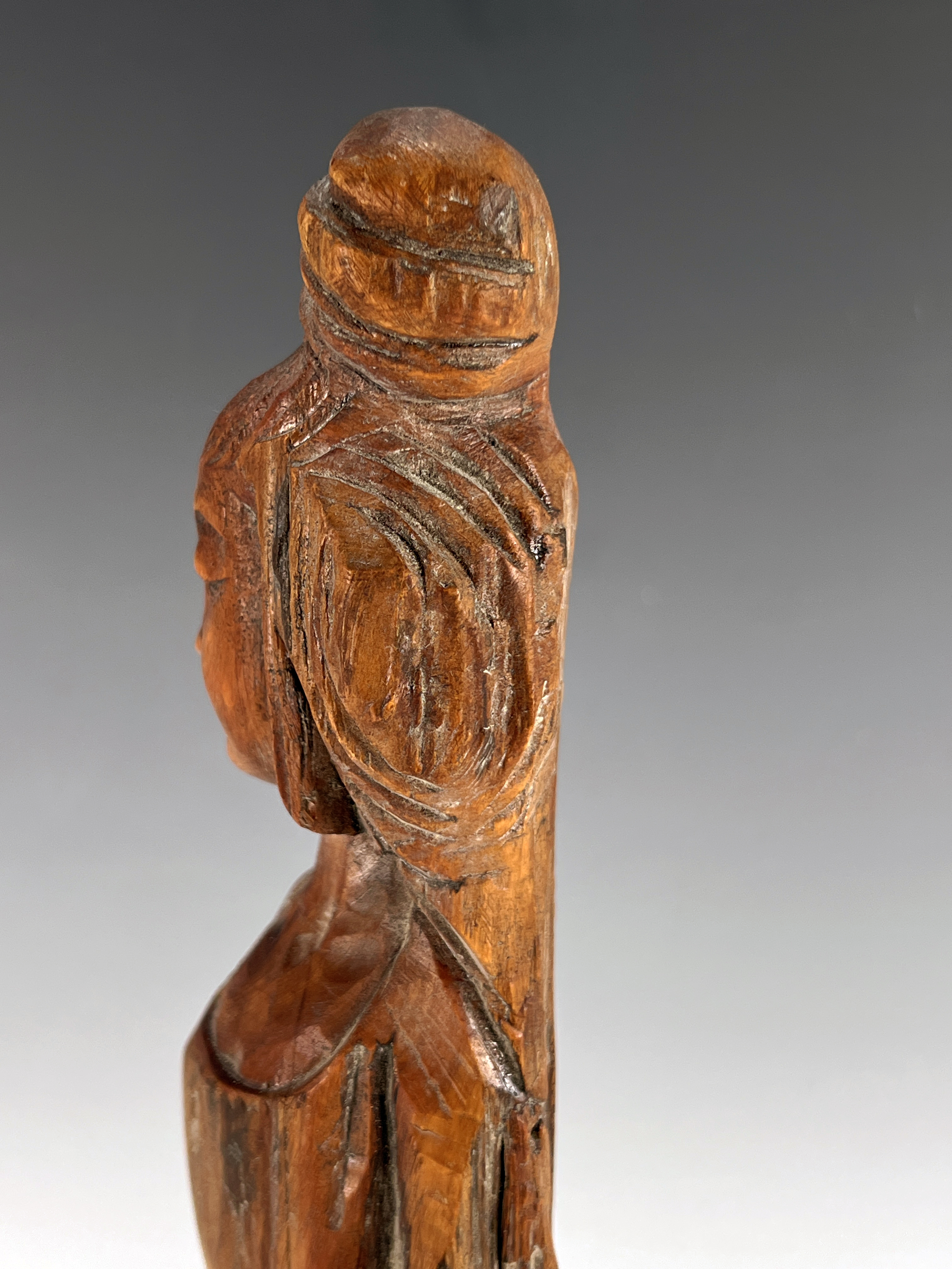 Carved Wooden Woman image 6