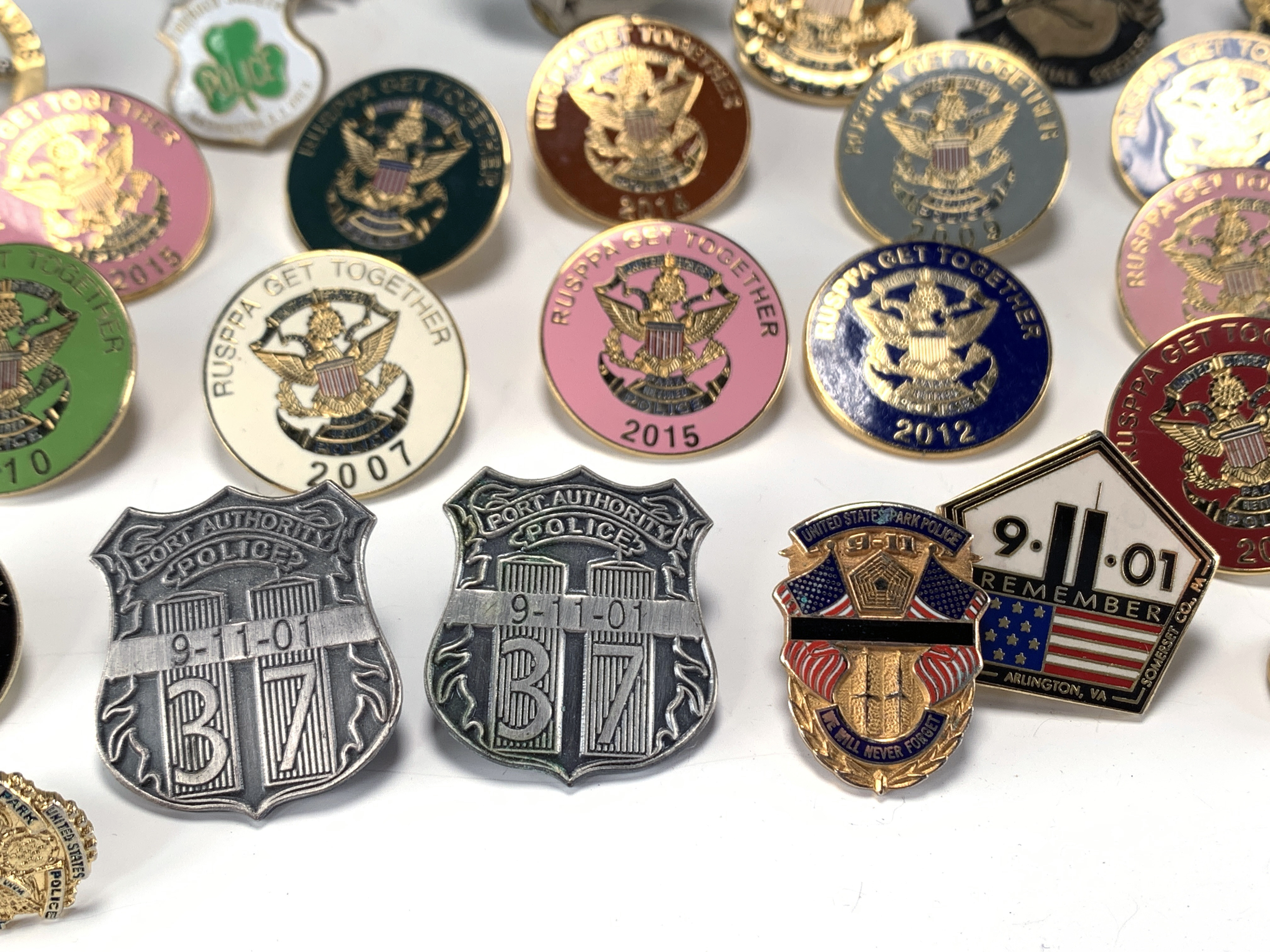Collection Of Vintage Pins Police, 9/11, Organizations image 4