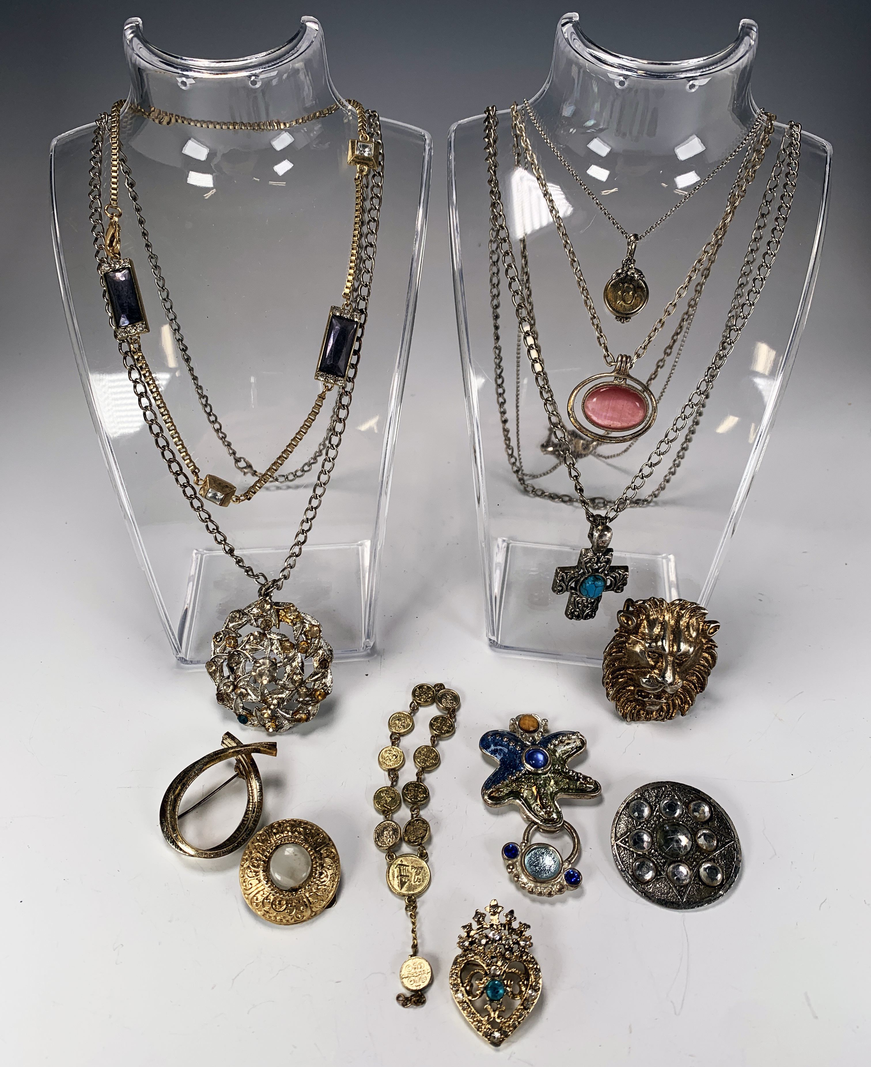 Lot Of Mismatched And Repaired Costume Jewelry  image 1