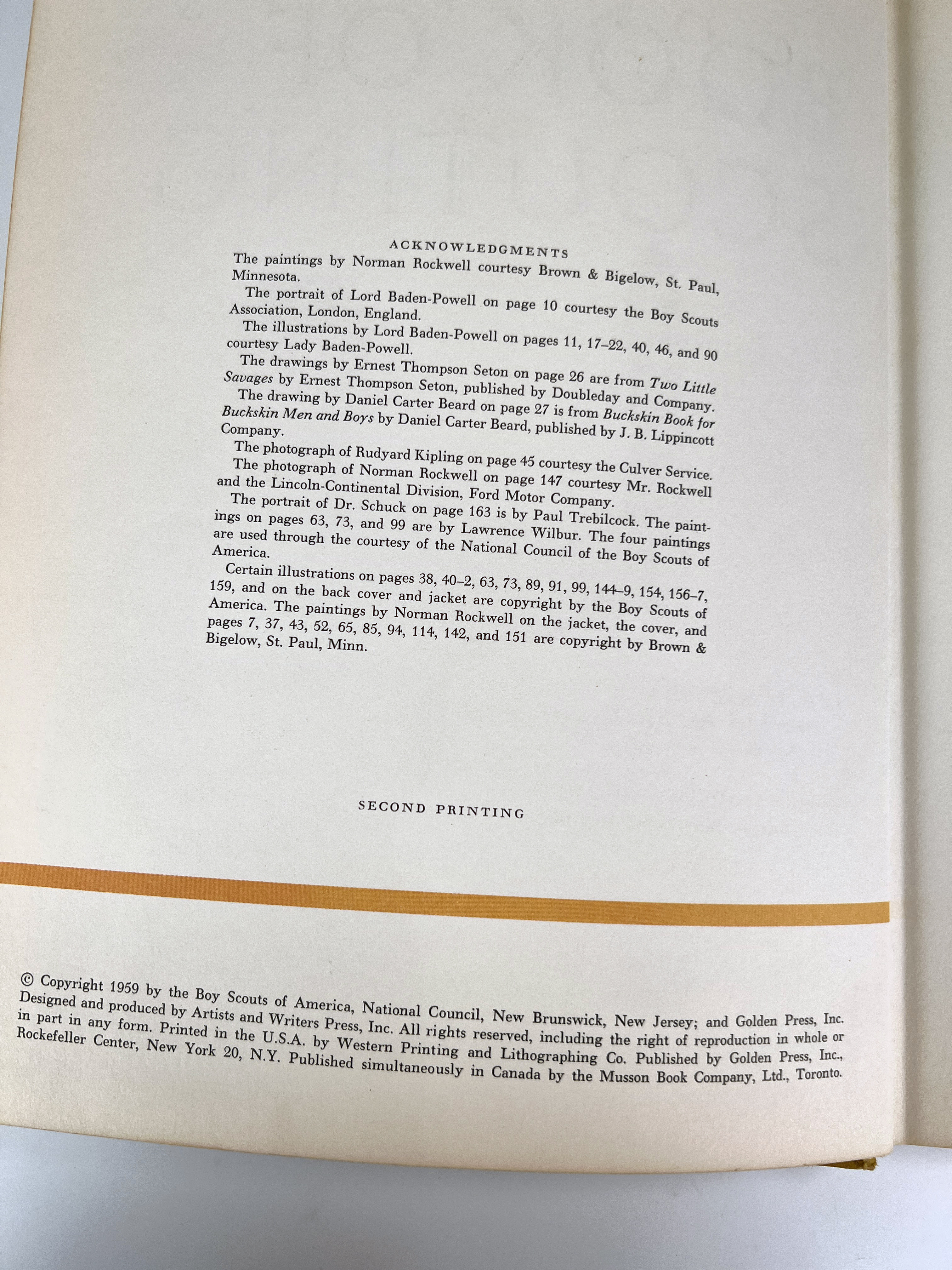 The Golden Anniversary Book Of Scouting 1959 image 3