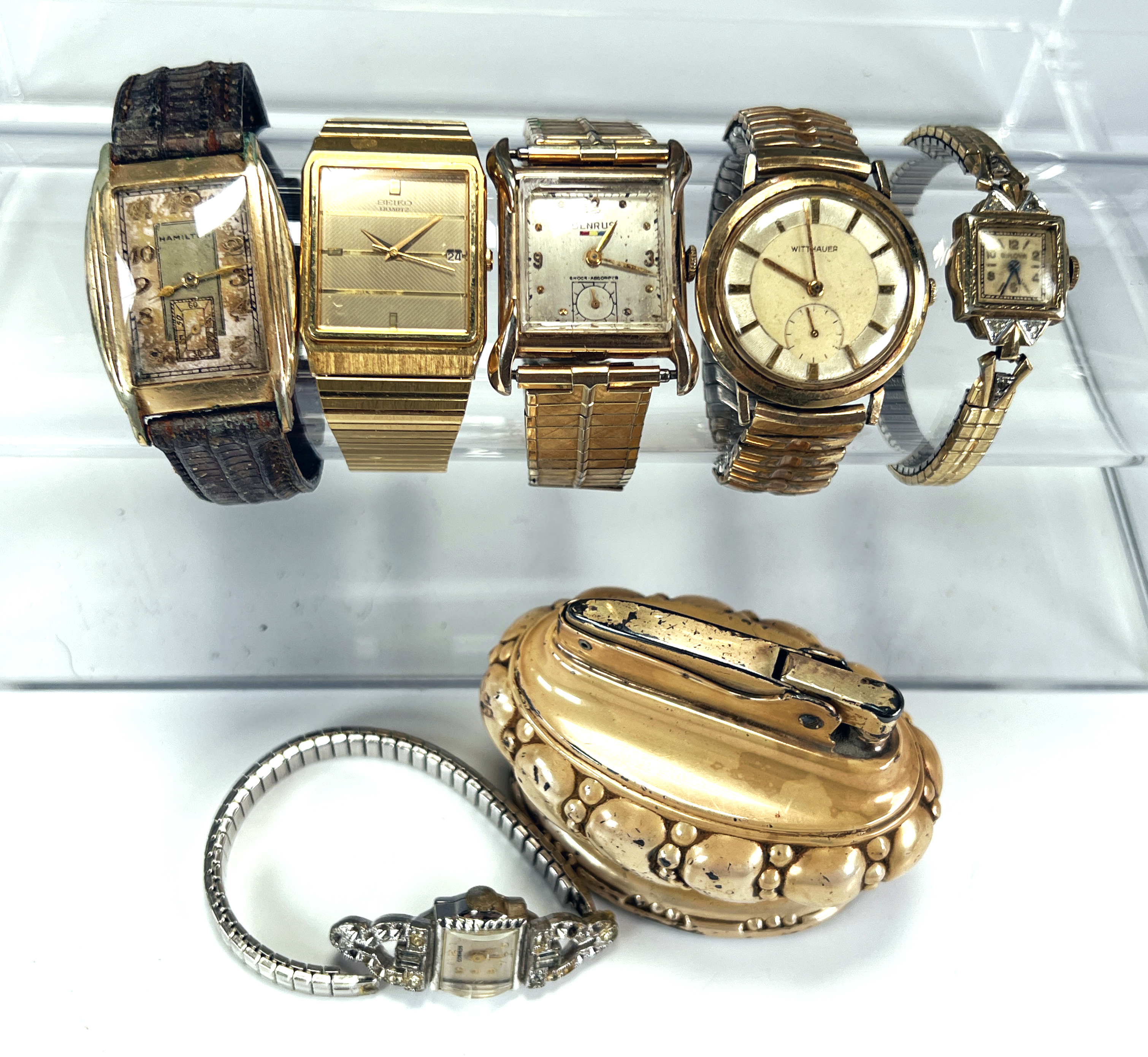 Vintage Menâ€™s And Womenâ€™s Watches & Lighter image 1