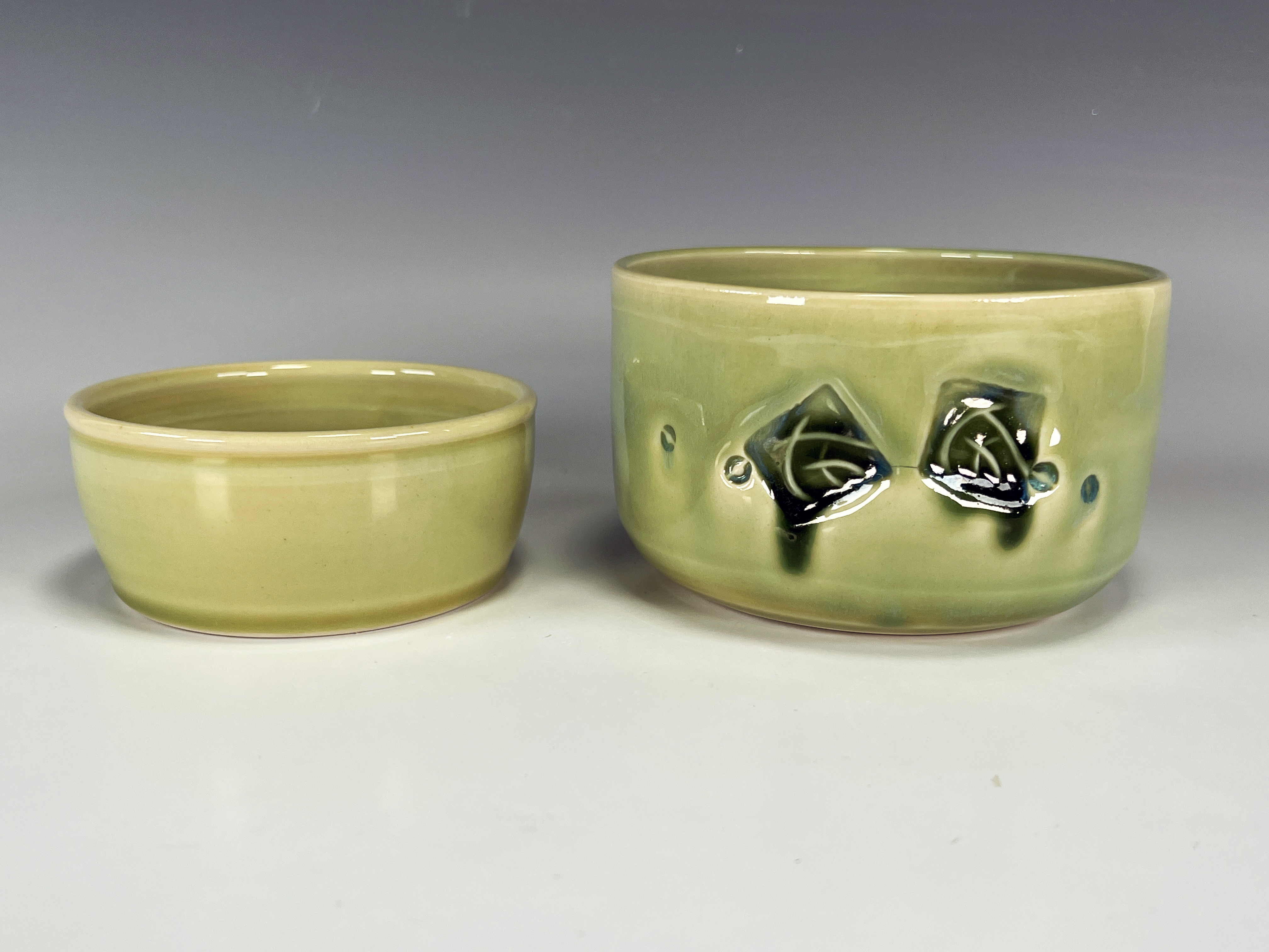 Two Signed Art Pottery Bowls image 1