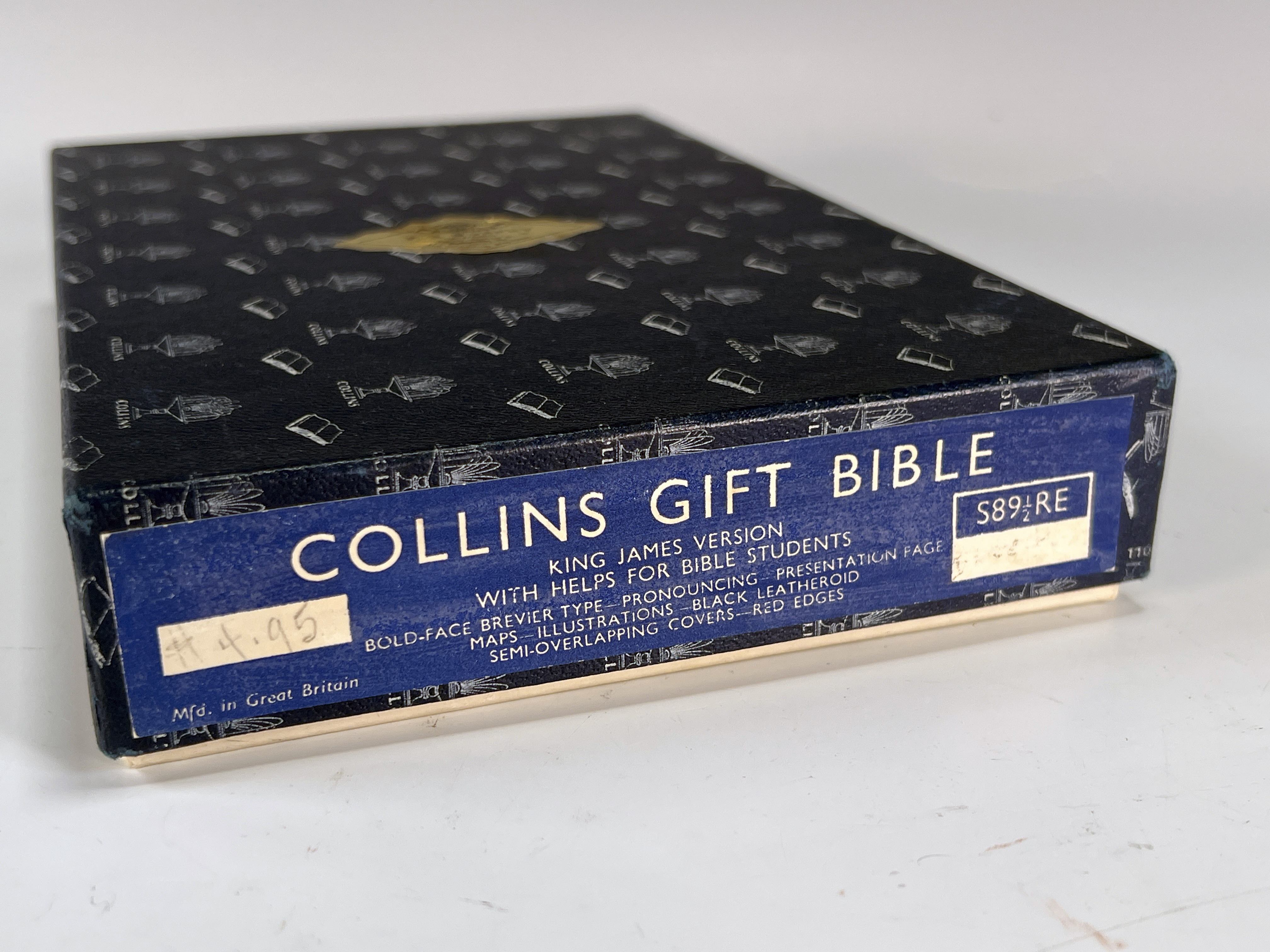 King James Gift Bible And Relic In Box image 2