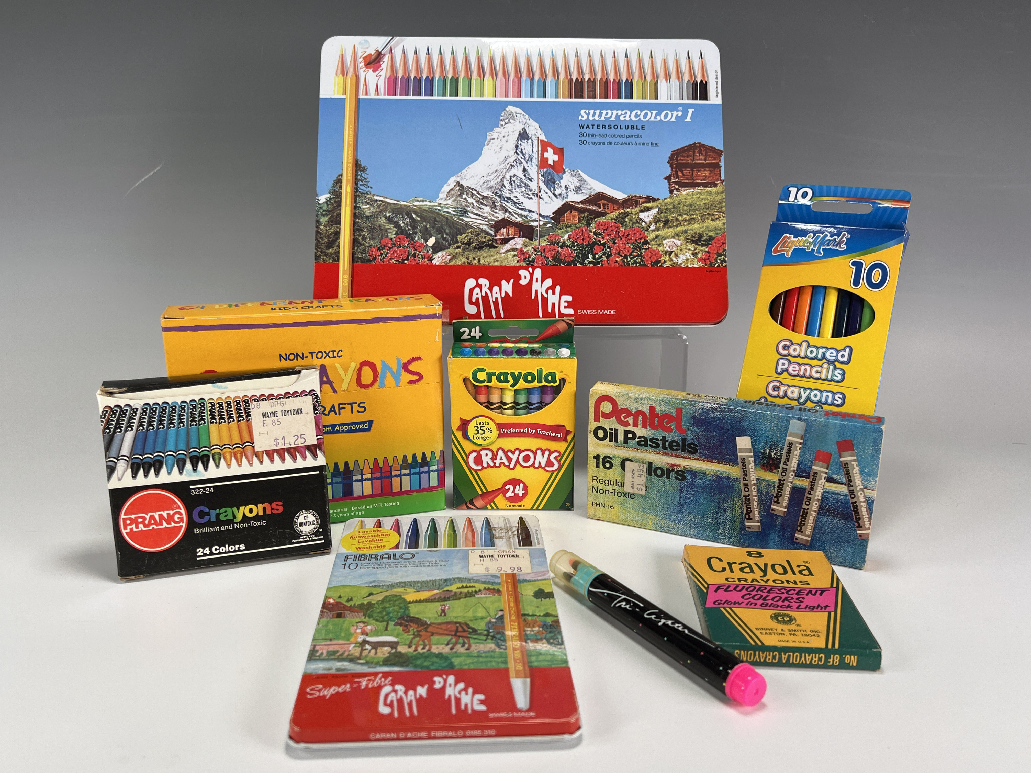 Crayola, Pentel Prang, Liquimark, Caran Danche Art Supplies image 2