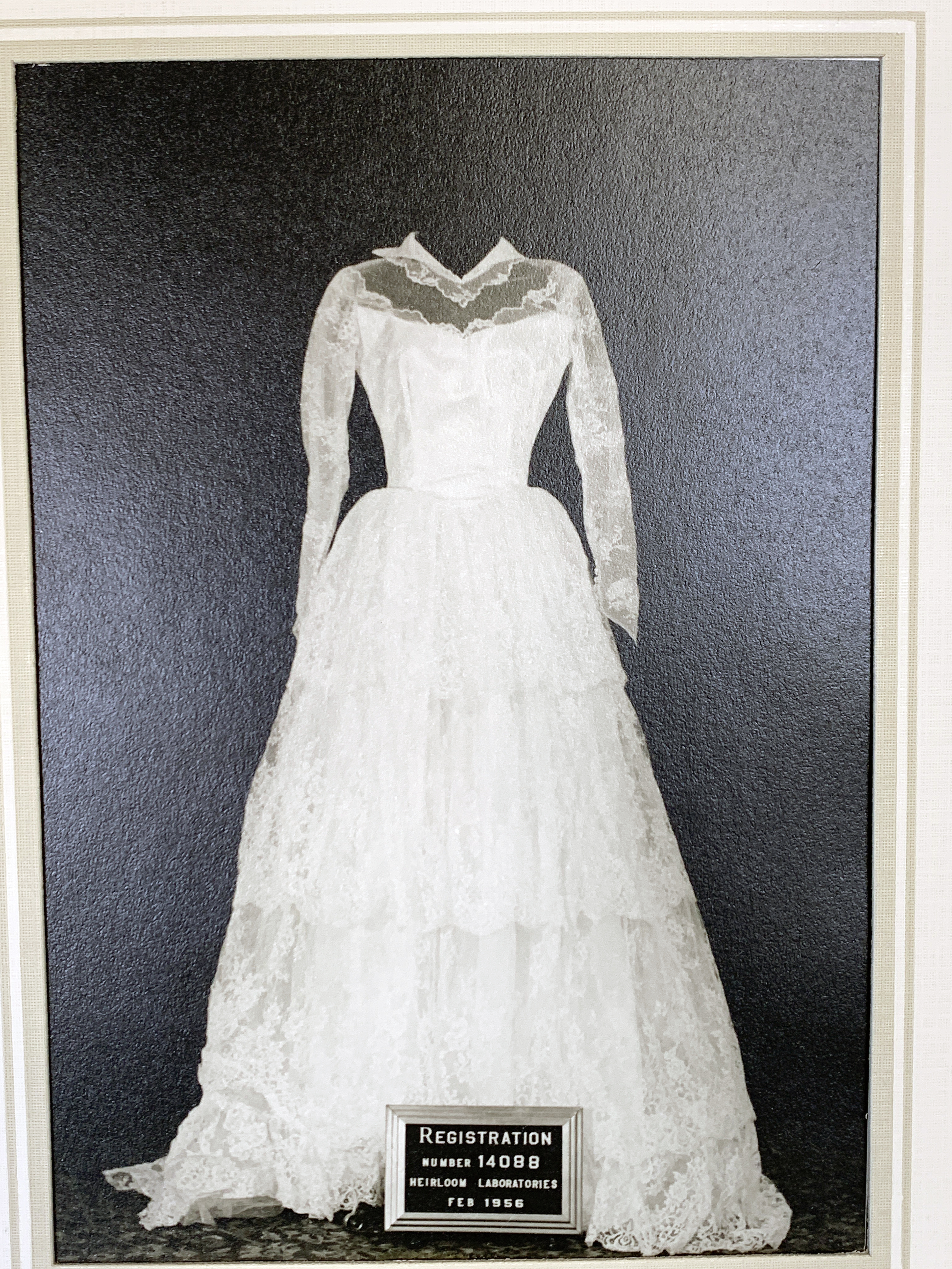 Vintage Heirloomed Lace Wedding Gown image 3