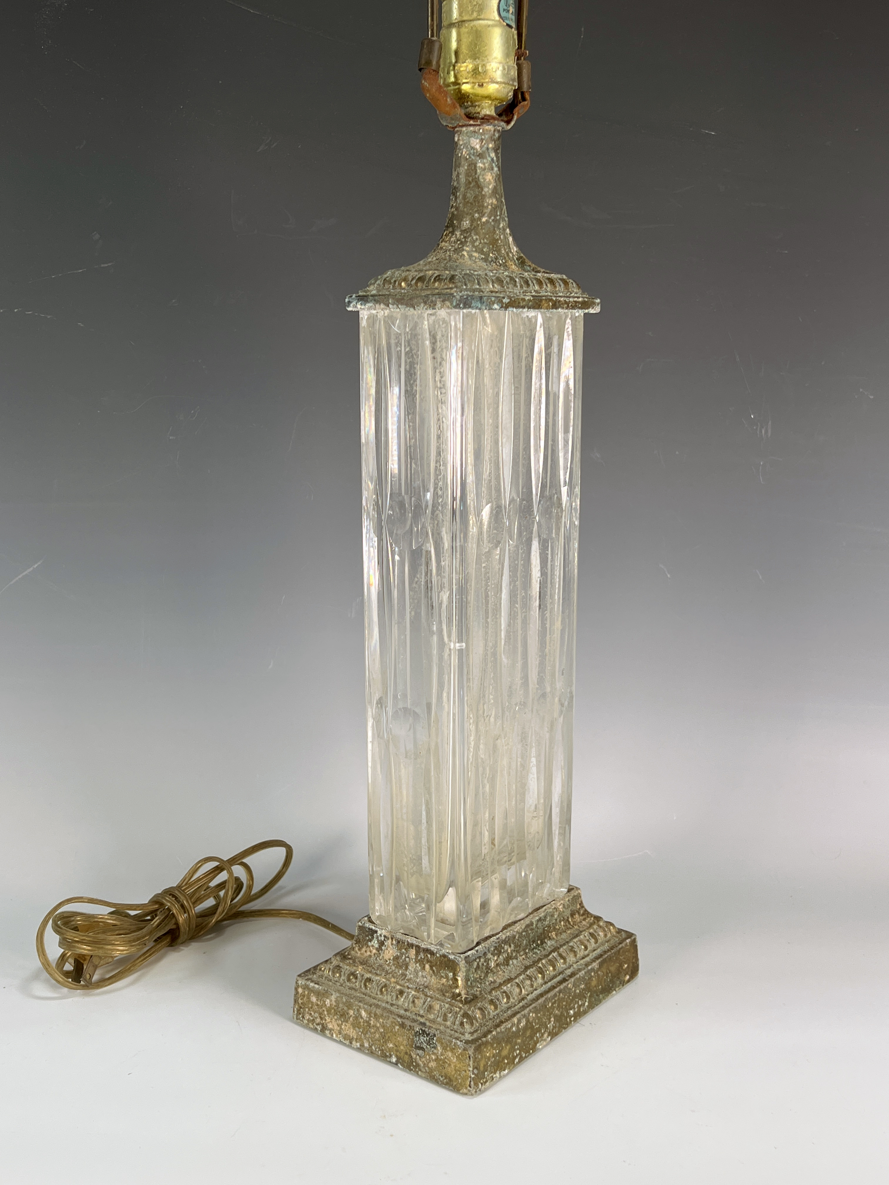 Glass Column Table Lamp image 2