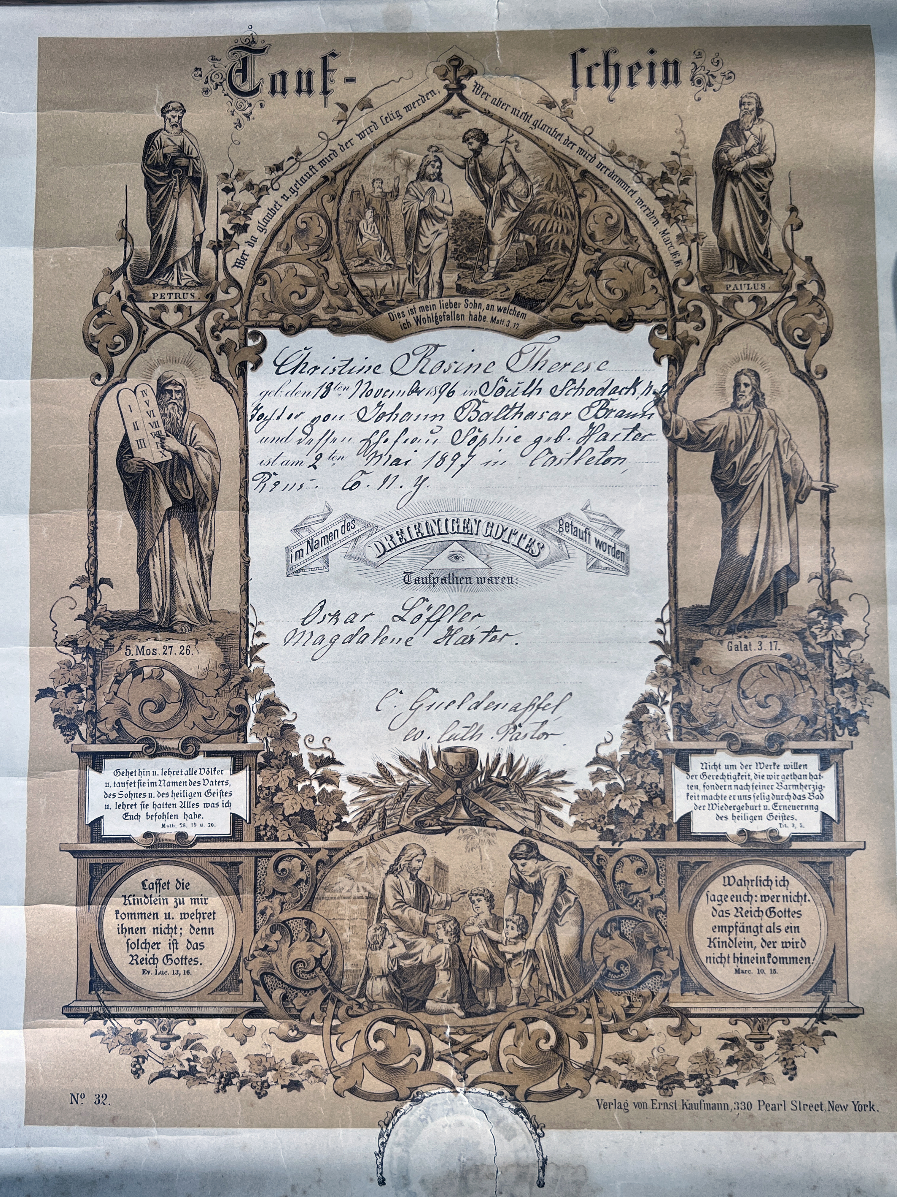Antique German Certificates Confirmation image 2