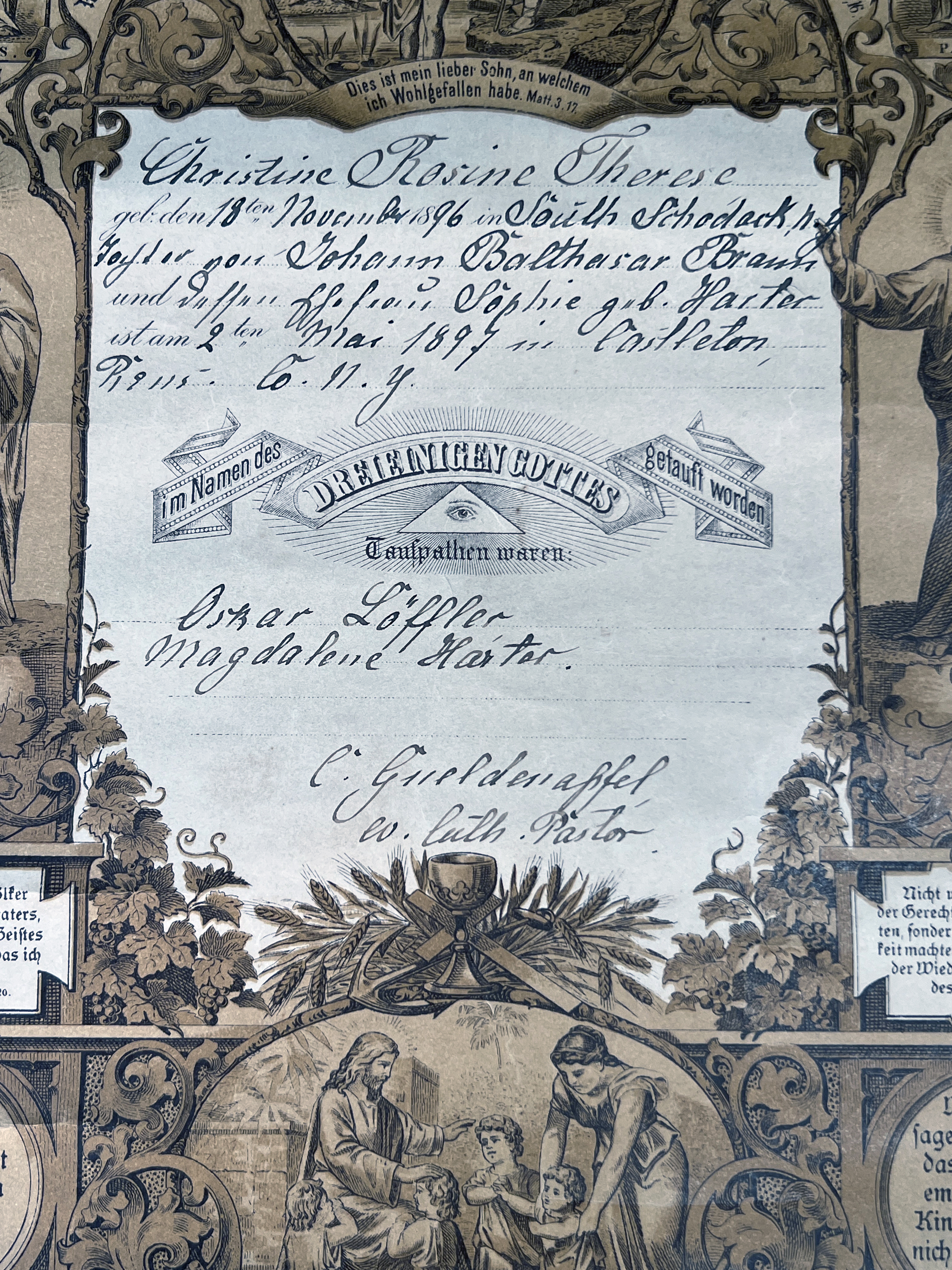 Antique German Certificates Confirmation image 4