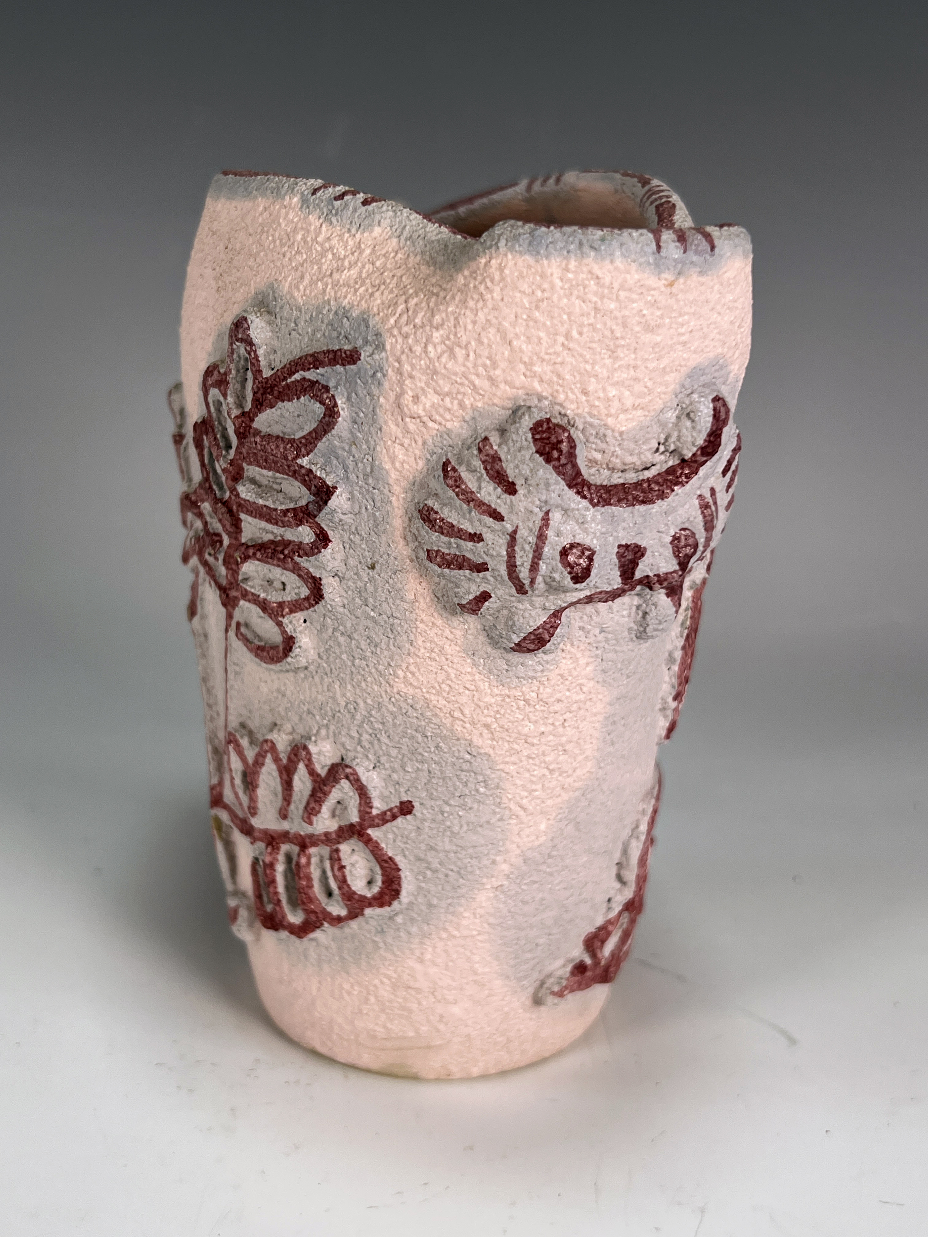 Signed Pottery Vase image 2