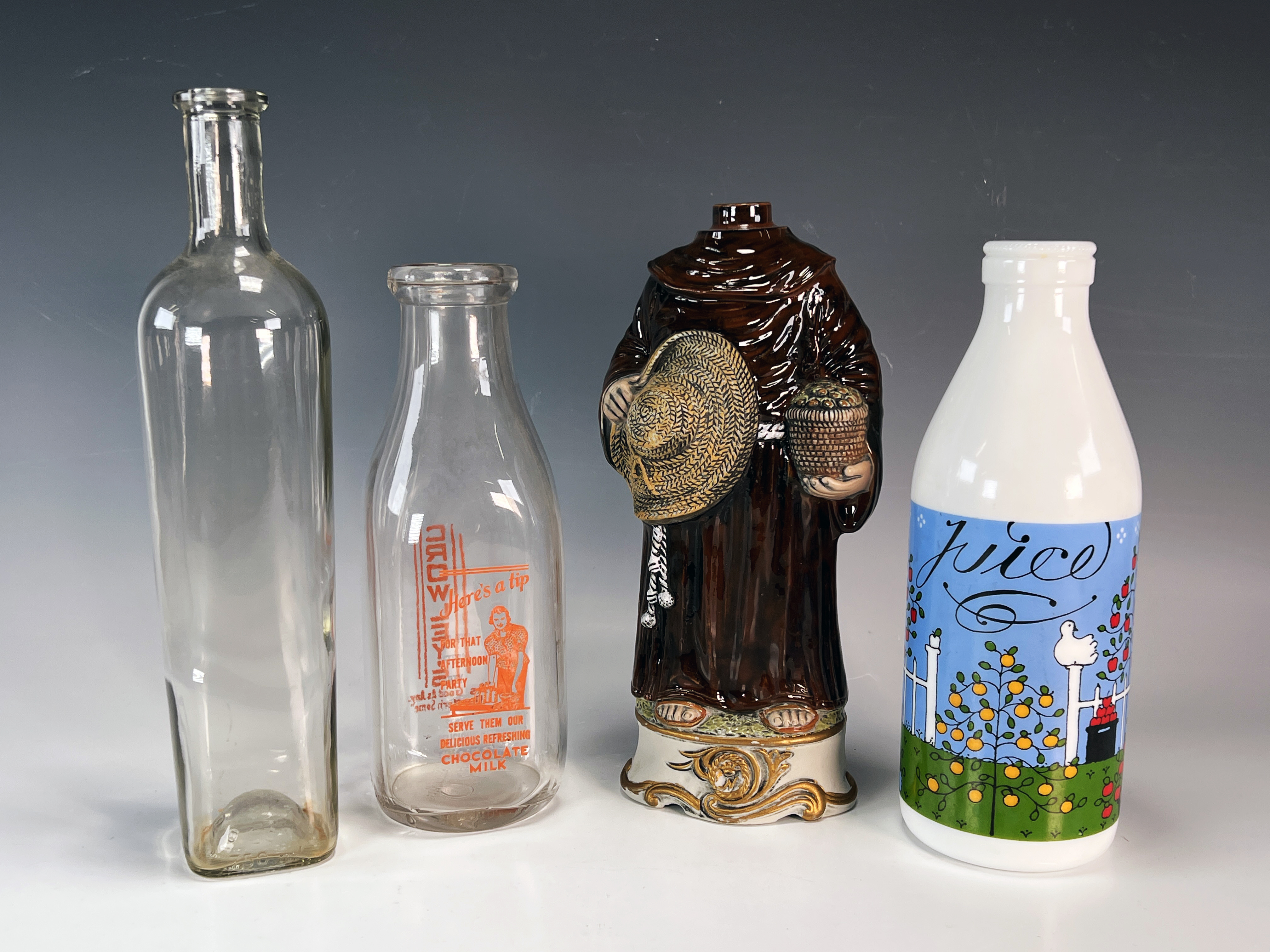 Collection Of Glass & Ceramic Liqueur Decanter image 1