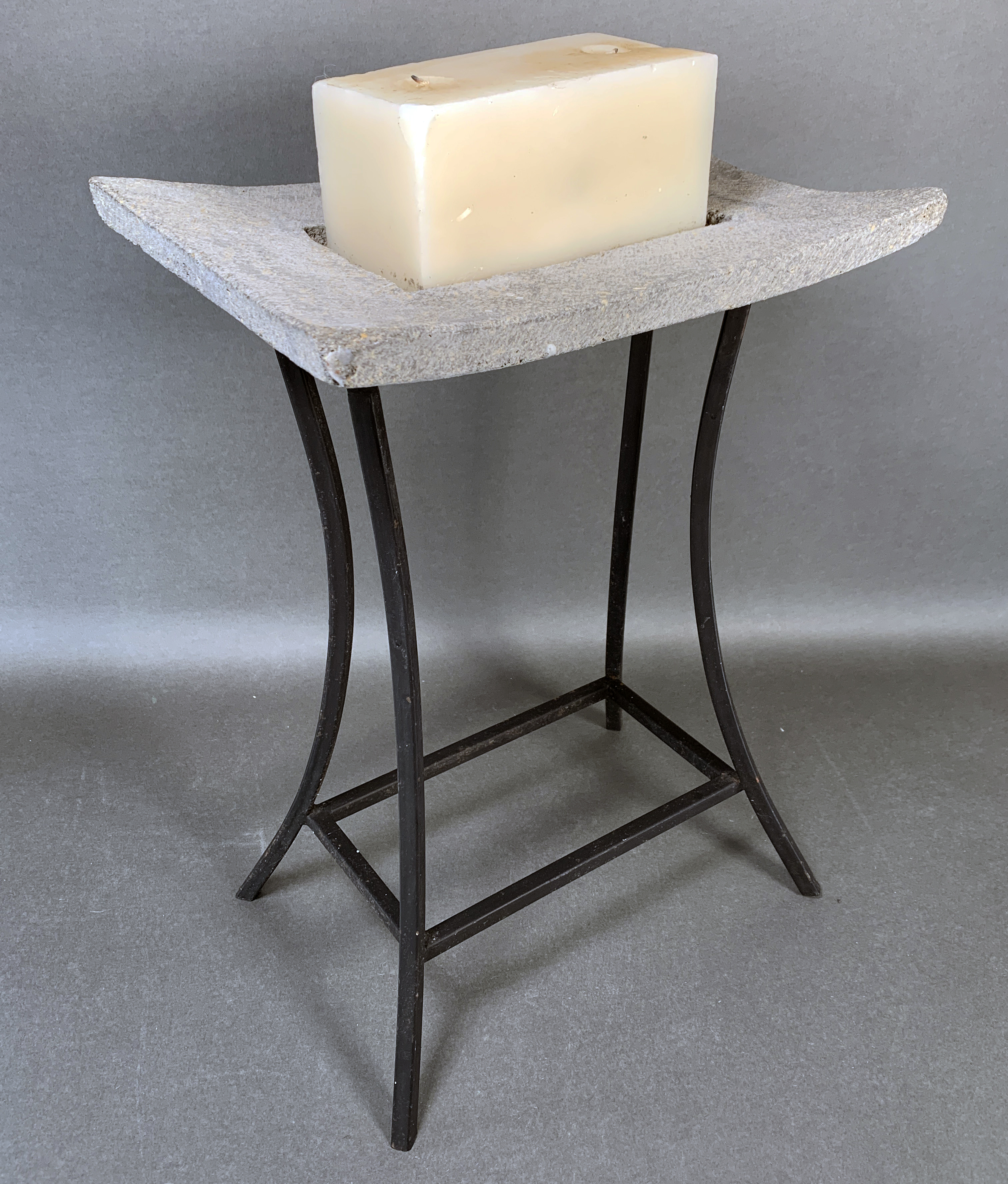 Tall Metal Stand Candle Holder image 1