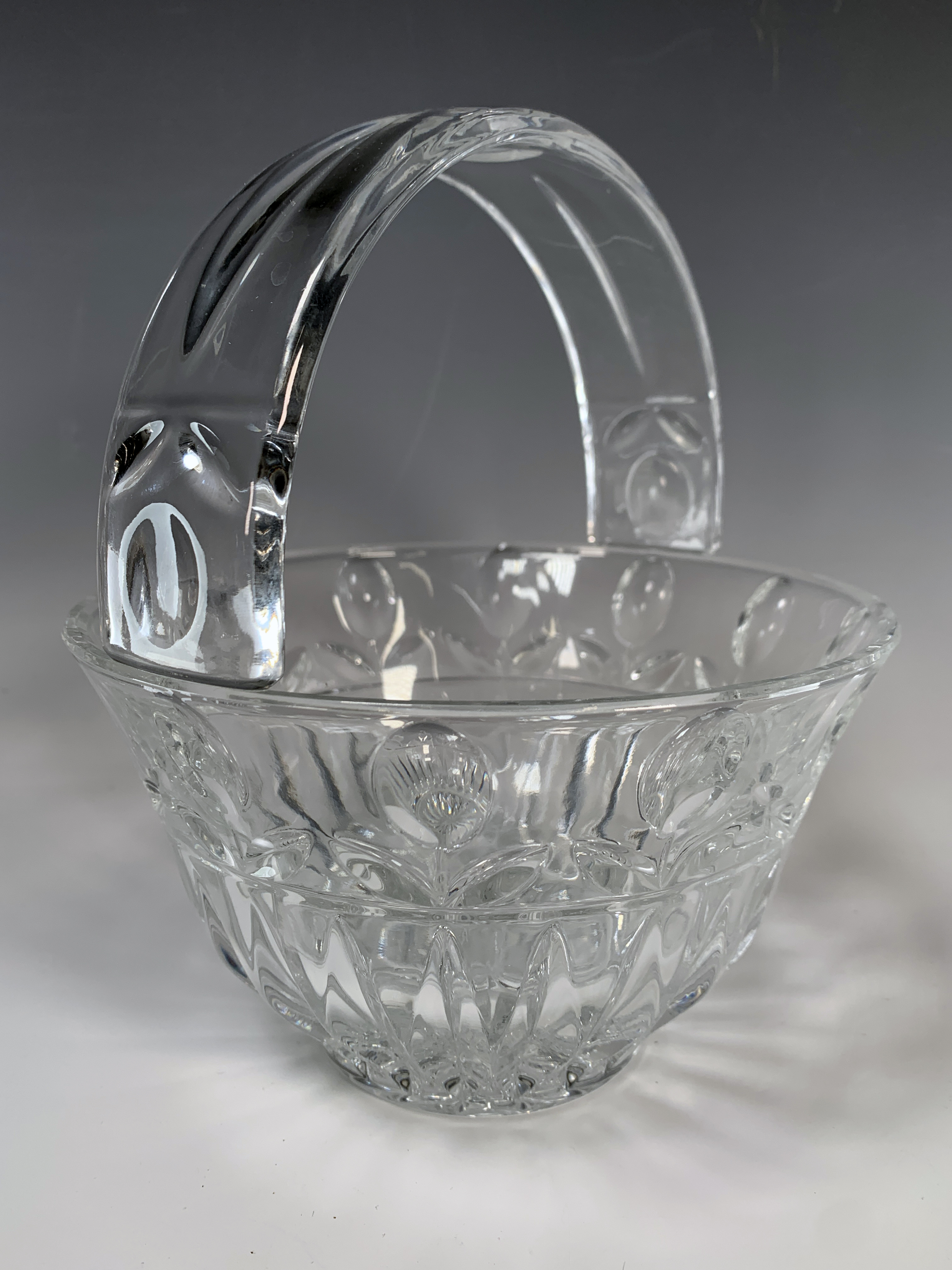 Collection Of Crystal And Glass Baskets Block image 2