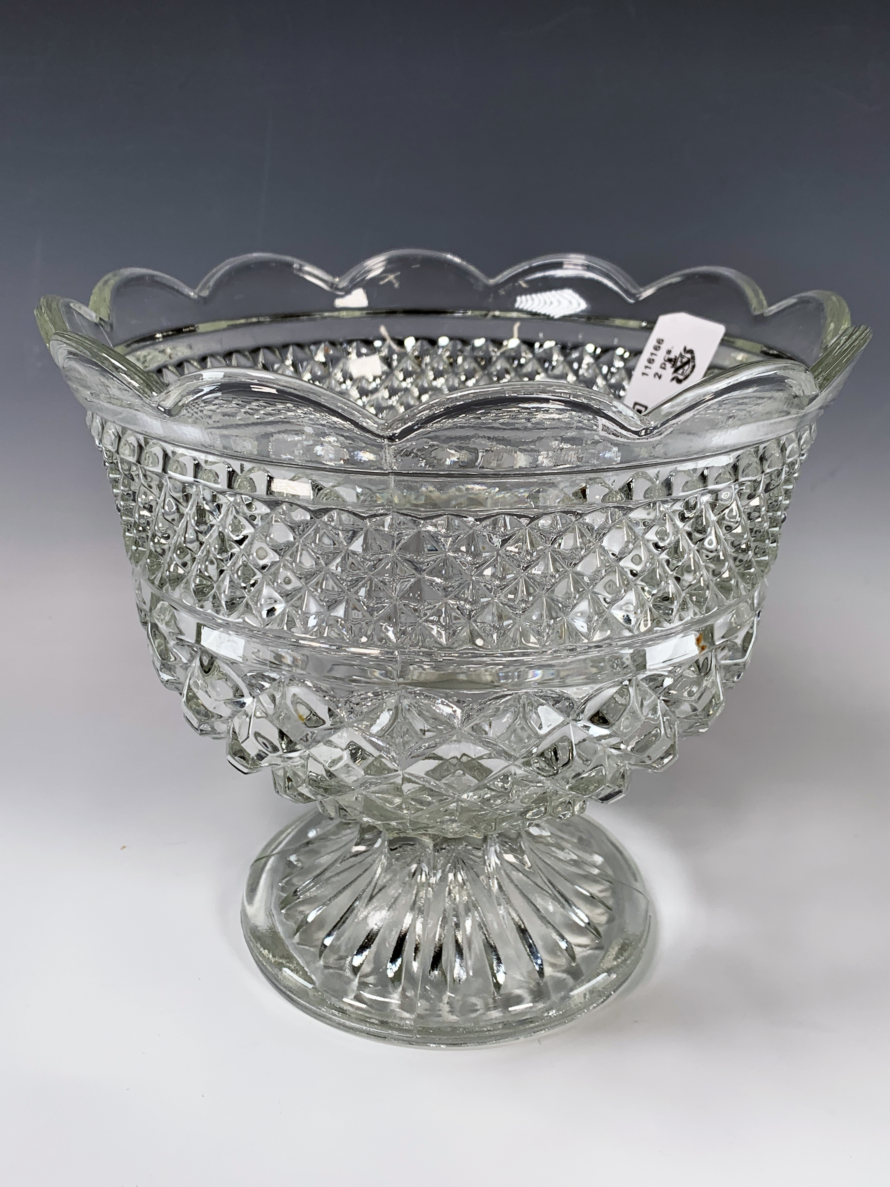 Elegant Glassware Centerpiece Bowl & Platter  image 3