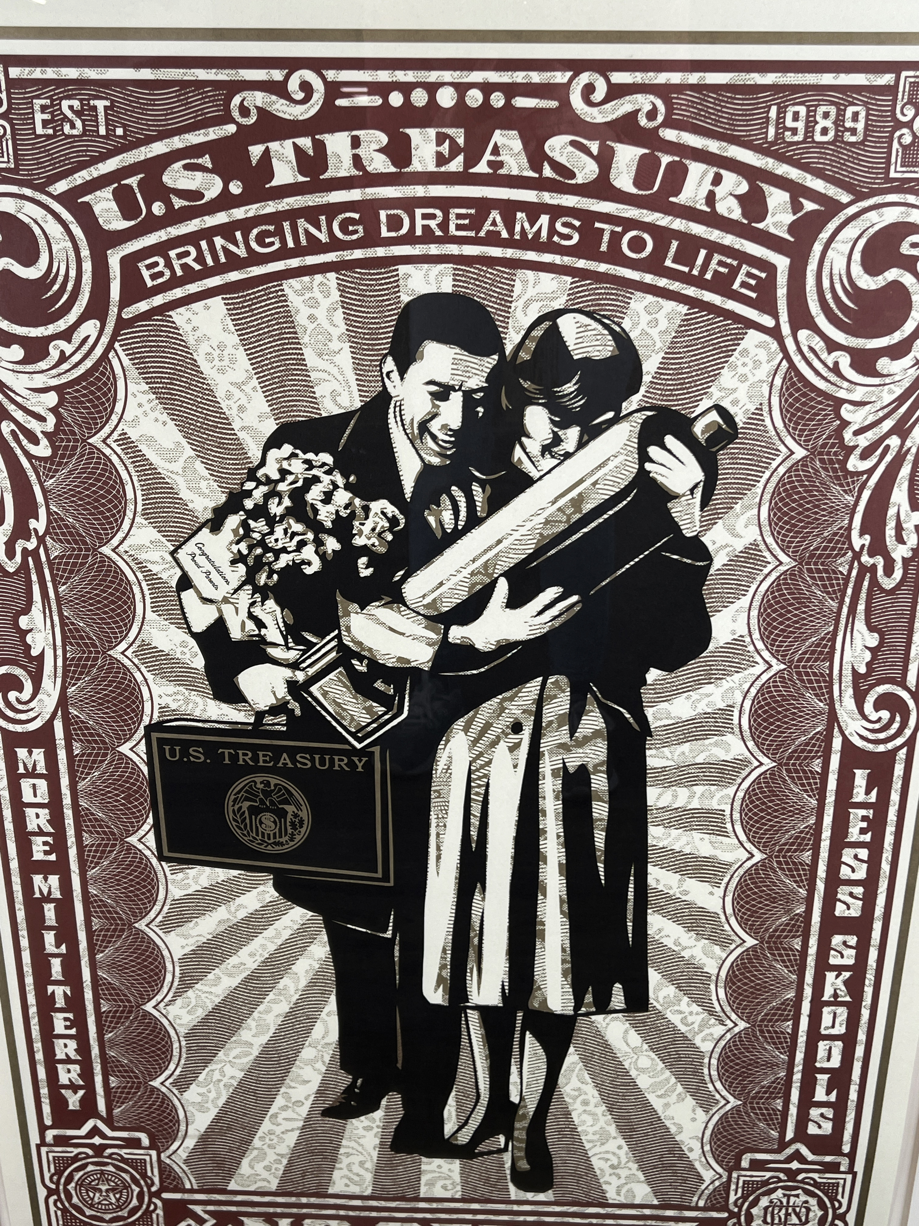 Shepard Fairey Proud Parents Signed Numbered Screen Print image 6
