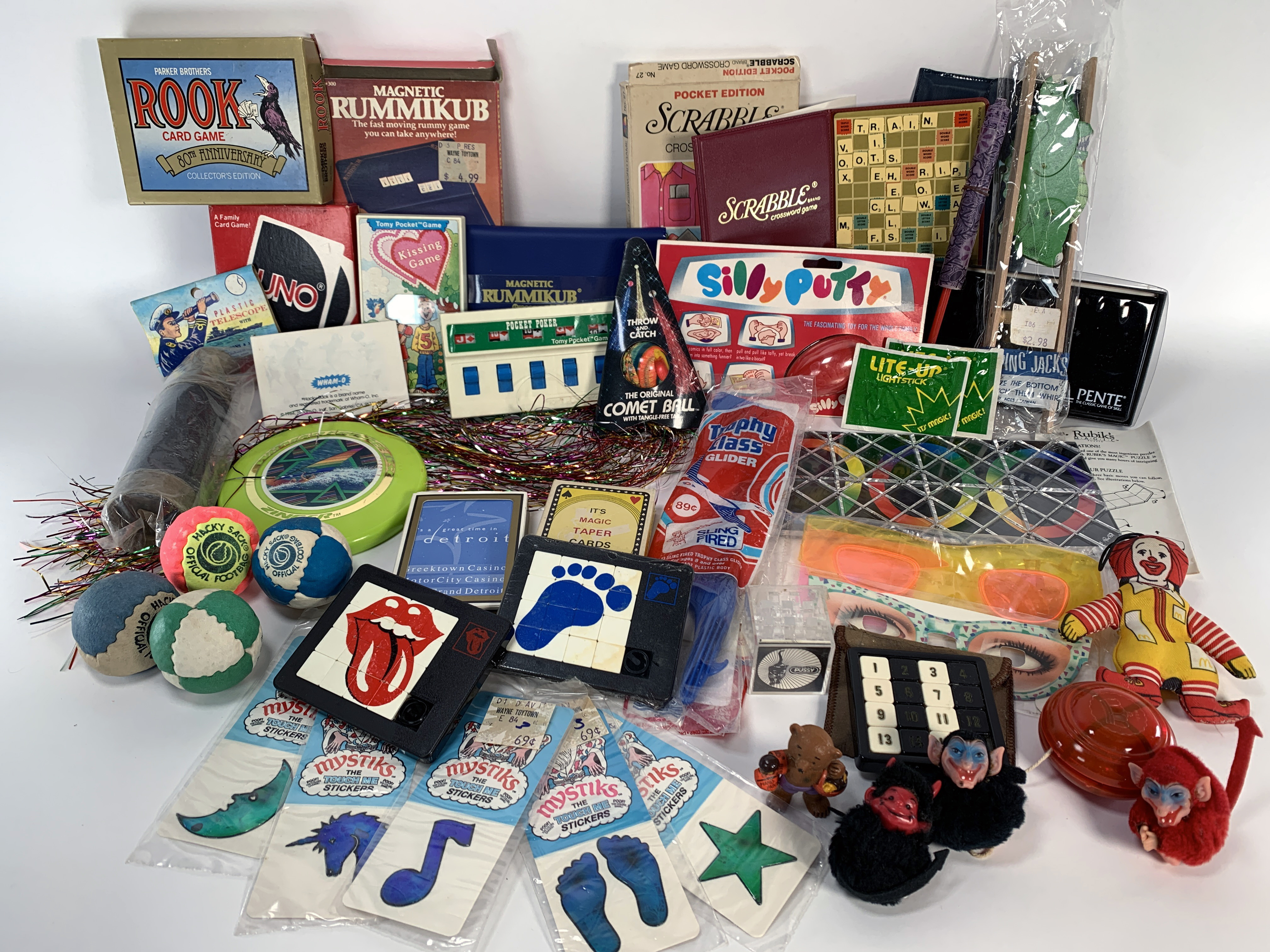 Assortment Of Vintage Toys Games And Puzzles image 1