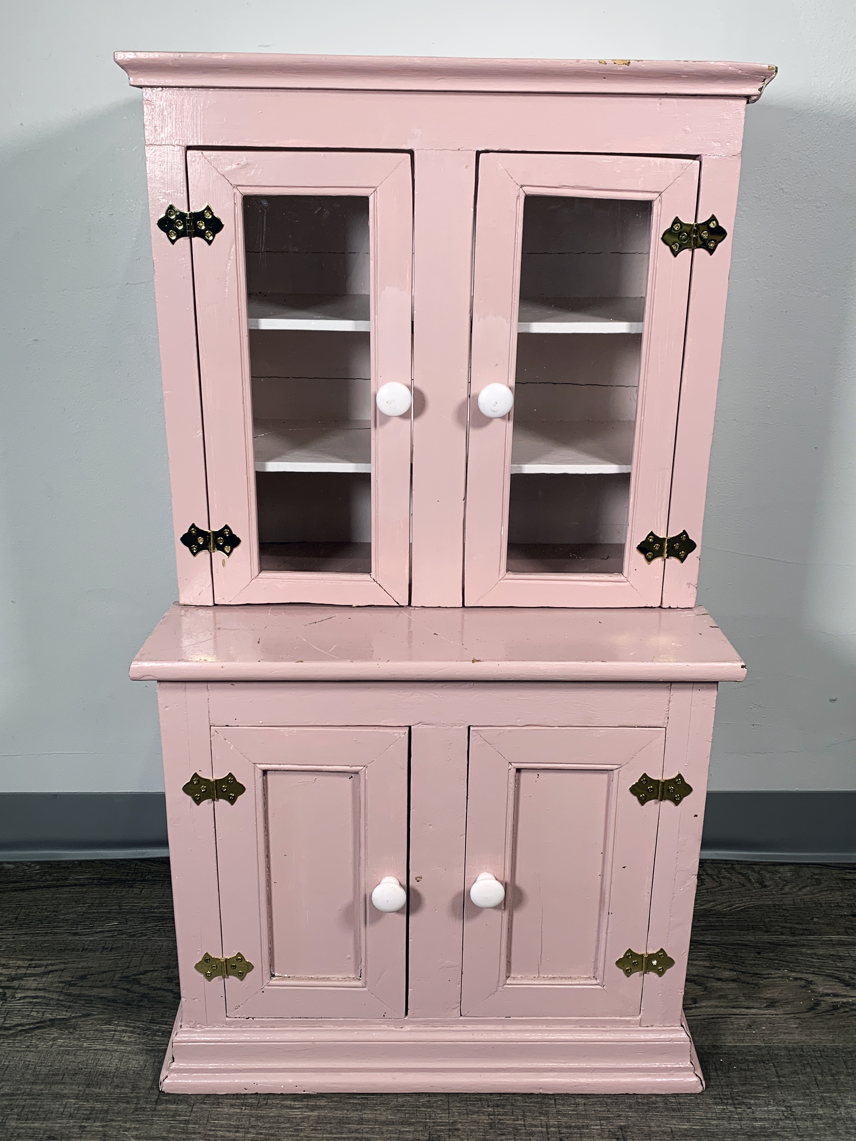 Painted Pink Child Sized Hutch image 1